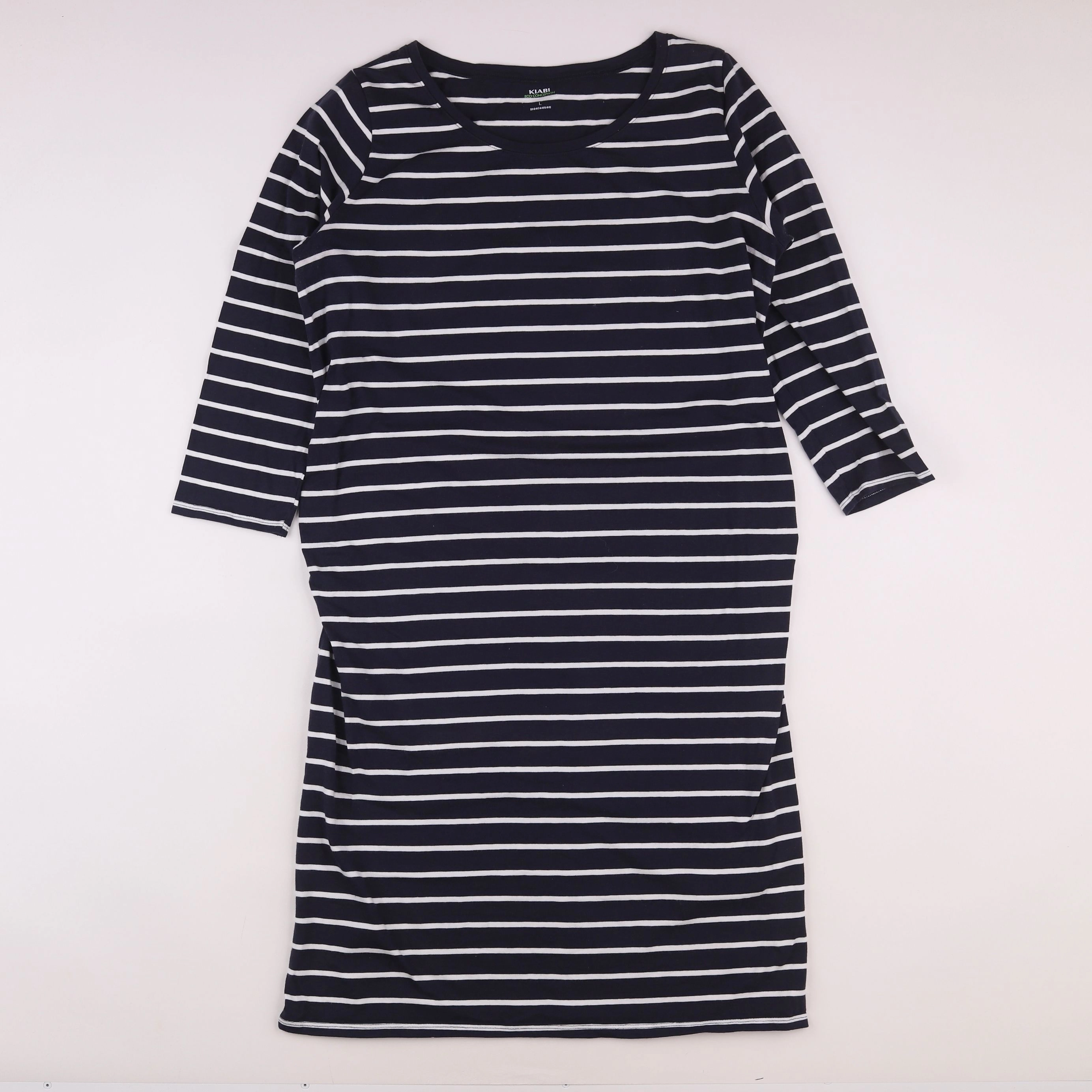 Kiabi - robe grossesse blanc, bleu - 42 à 44