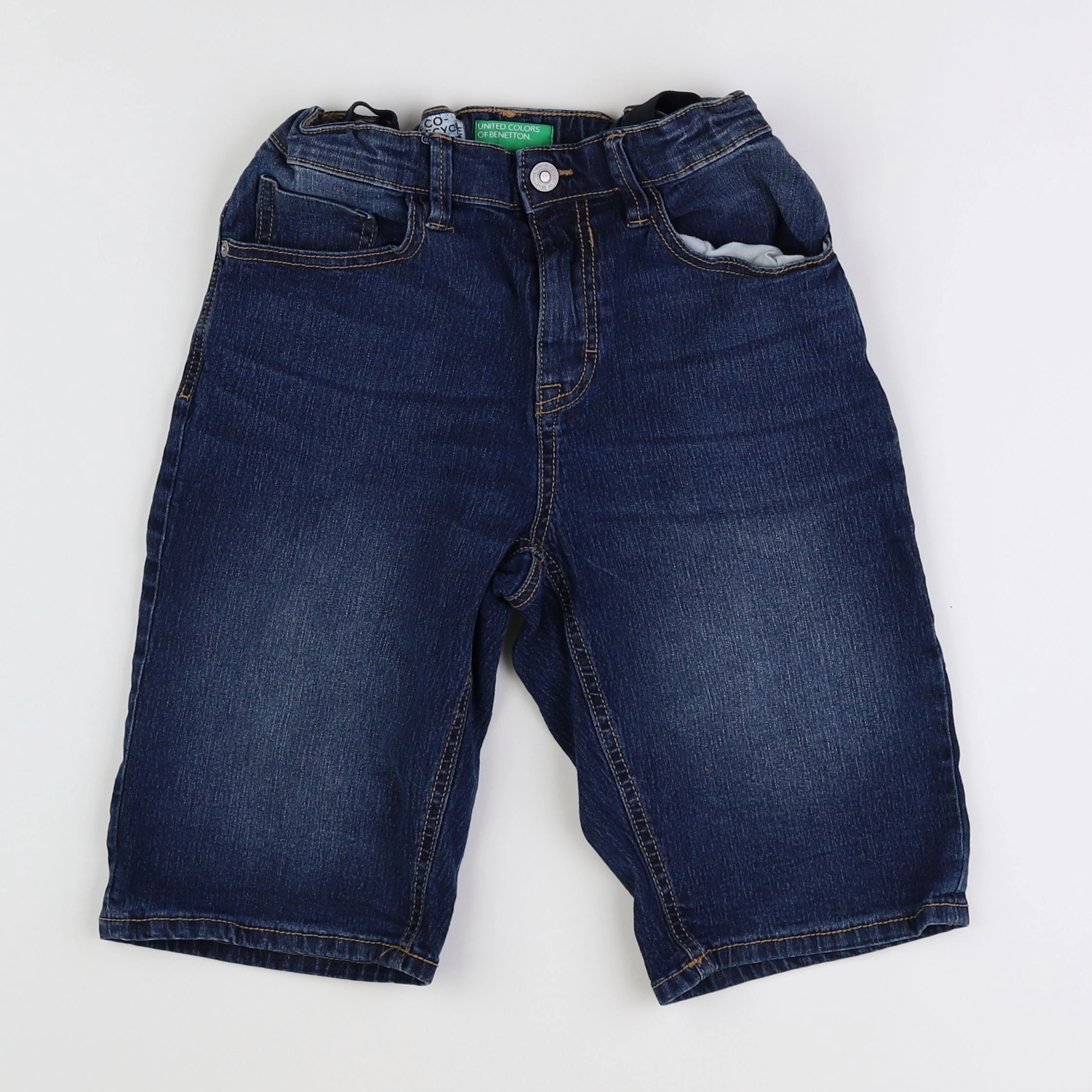 Benetton - short bleu - 12/14 ans