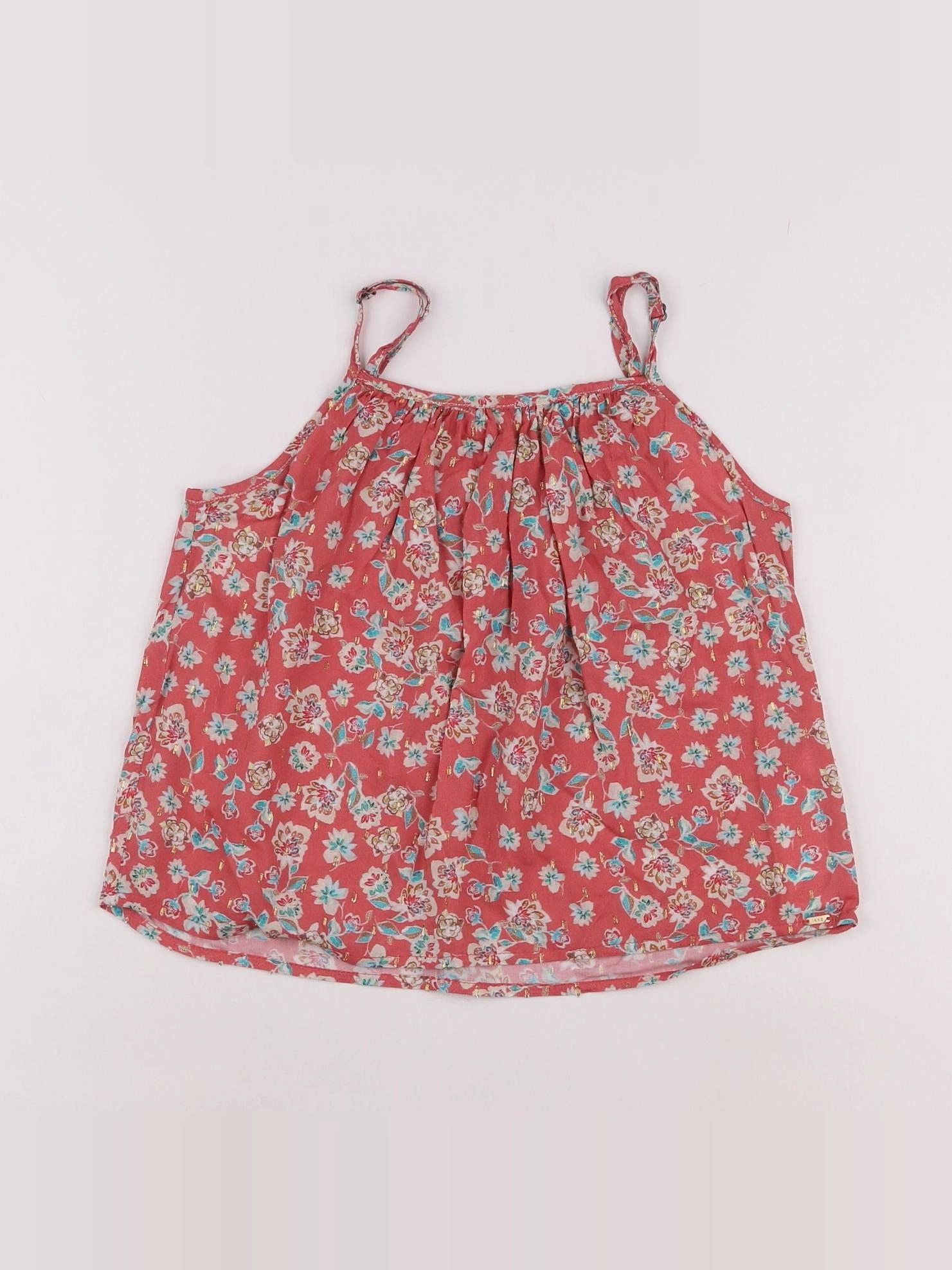 IKKS - blouse rouge - 8 ans