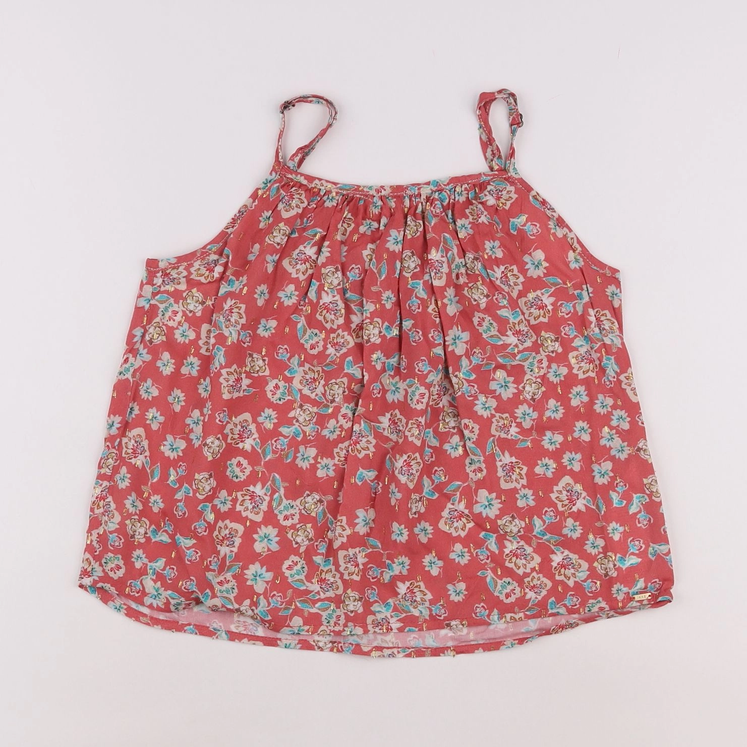 IKKS - blouse rouge - 8 ans