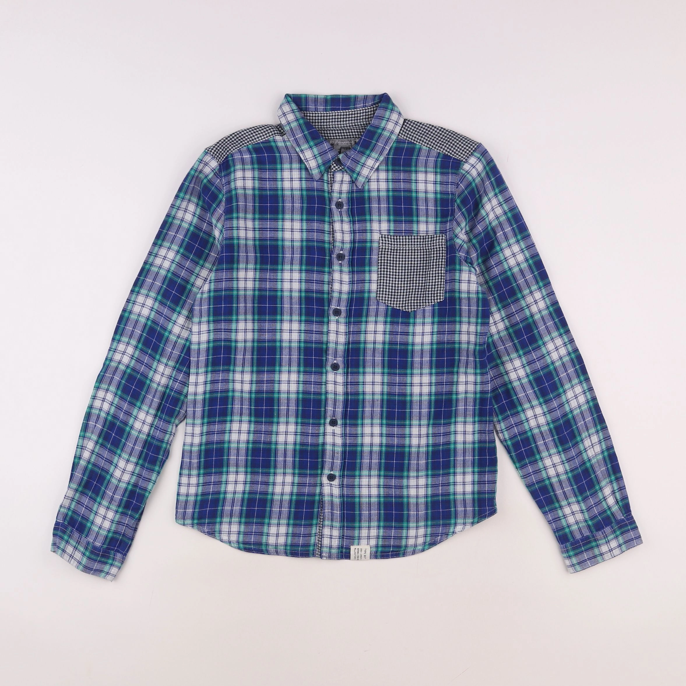 Bonpoint - chemise bleu - 12 ans