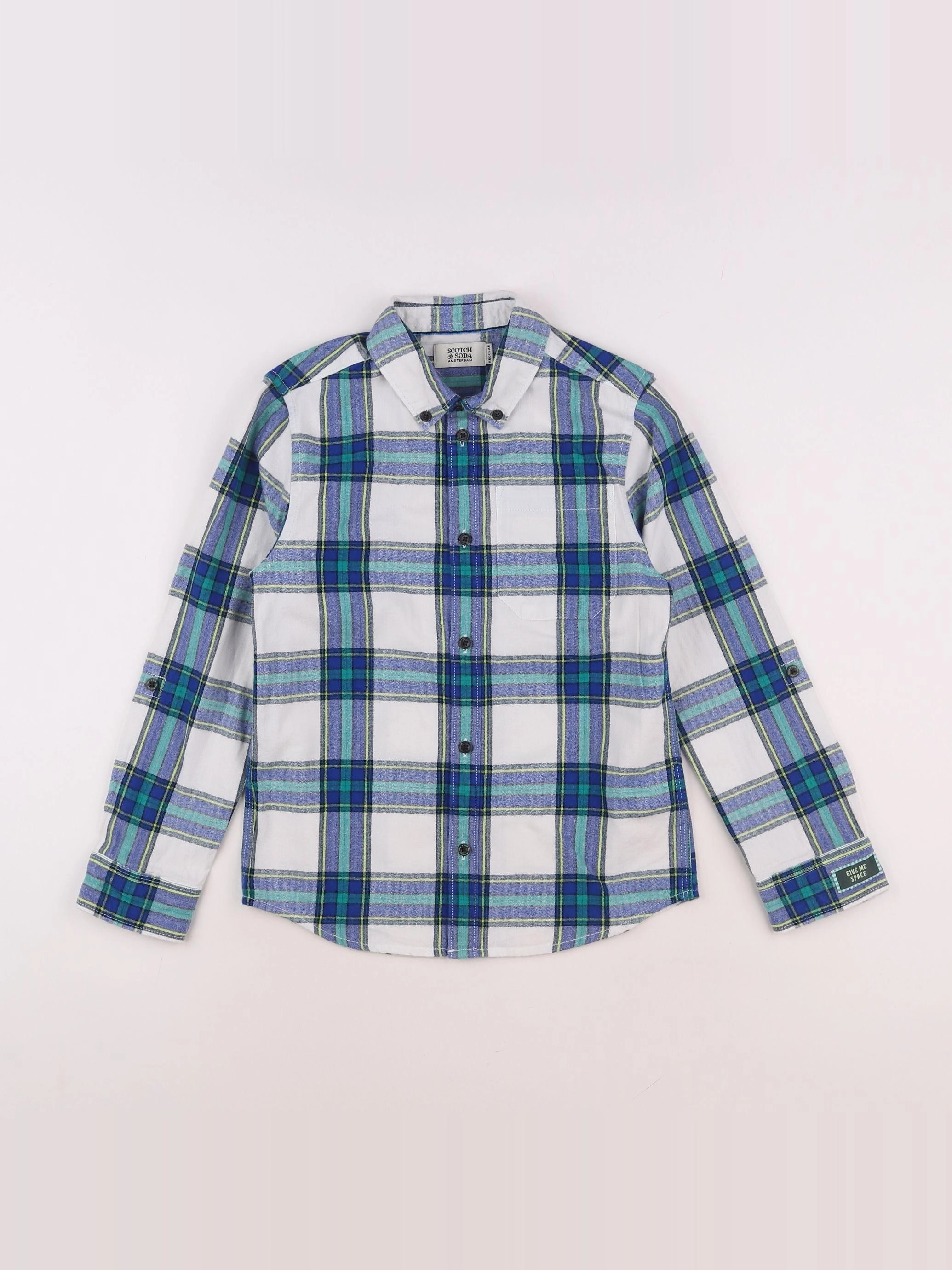 Scotch & Soda - chemise bleu - 8 ans