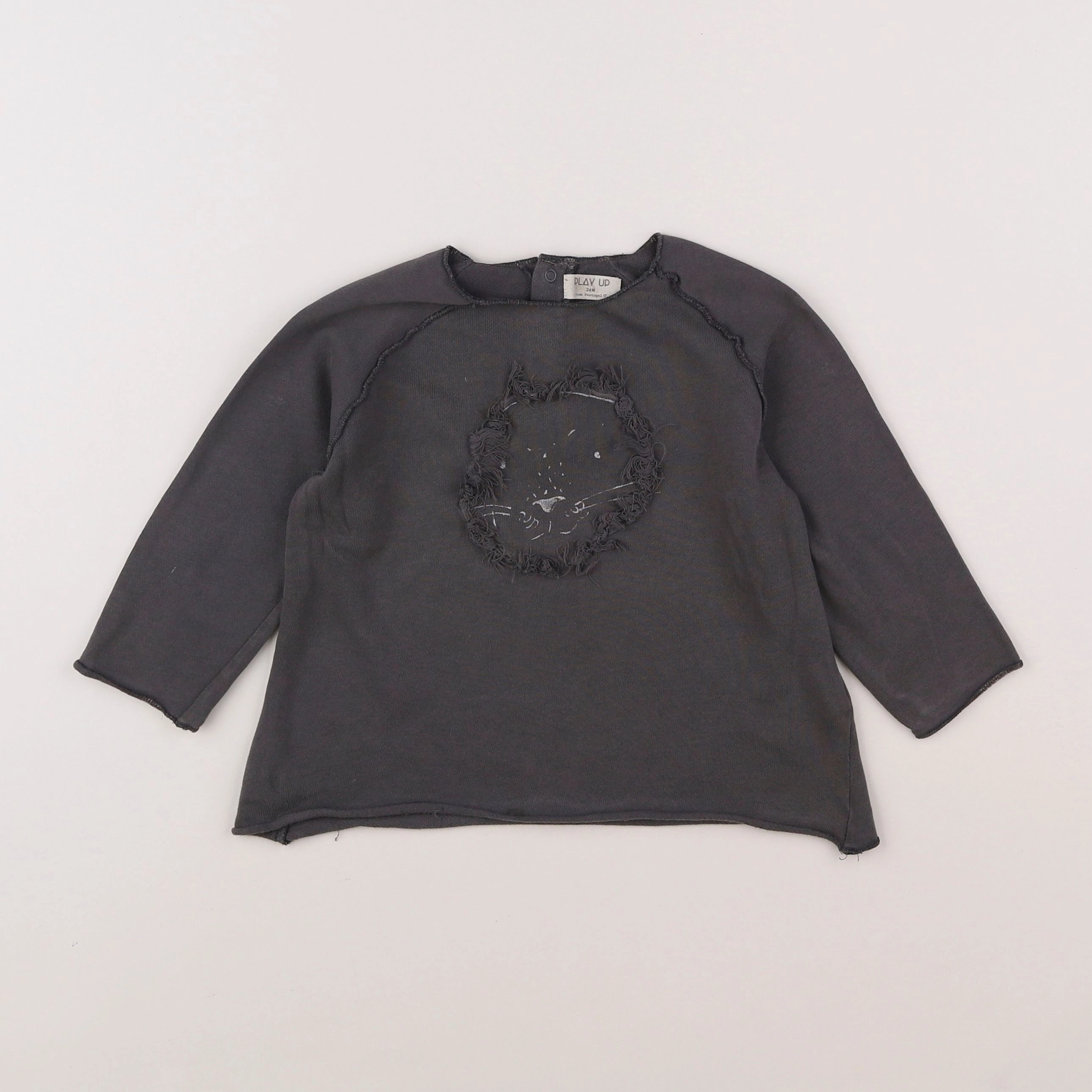 Play Up - tee-shirt gris - 2 ans