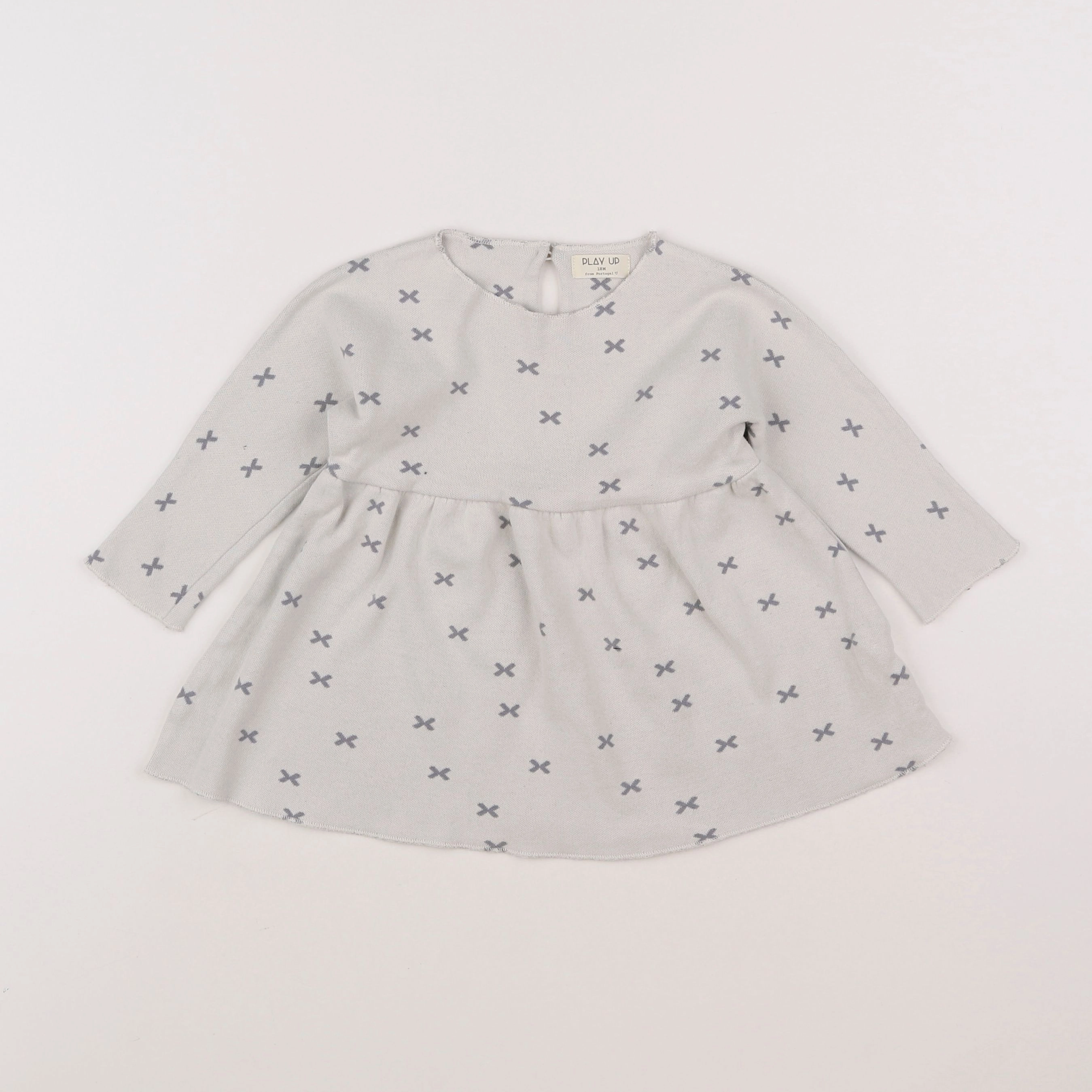 Play Up - robe gris - 18 mois