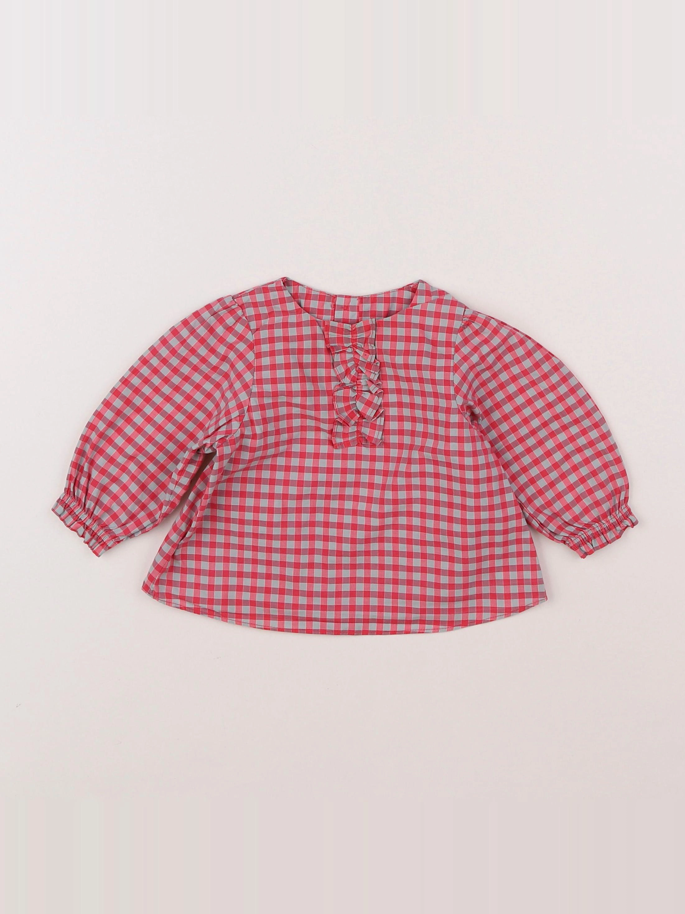 Jacadi - blouse rose - 6 mois