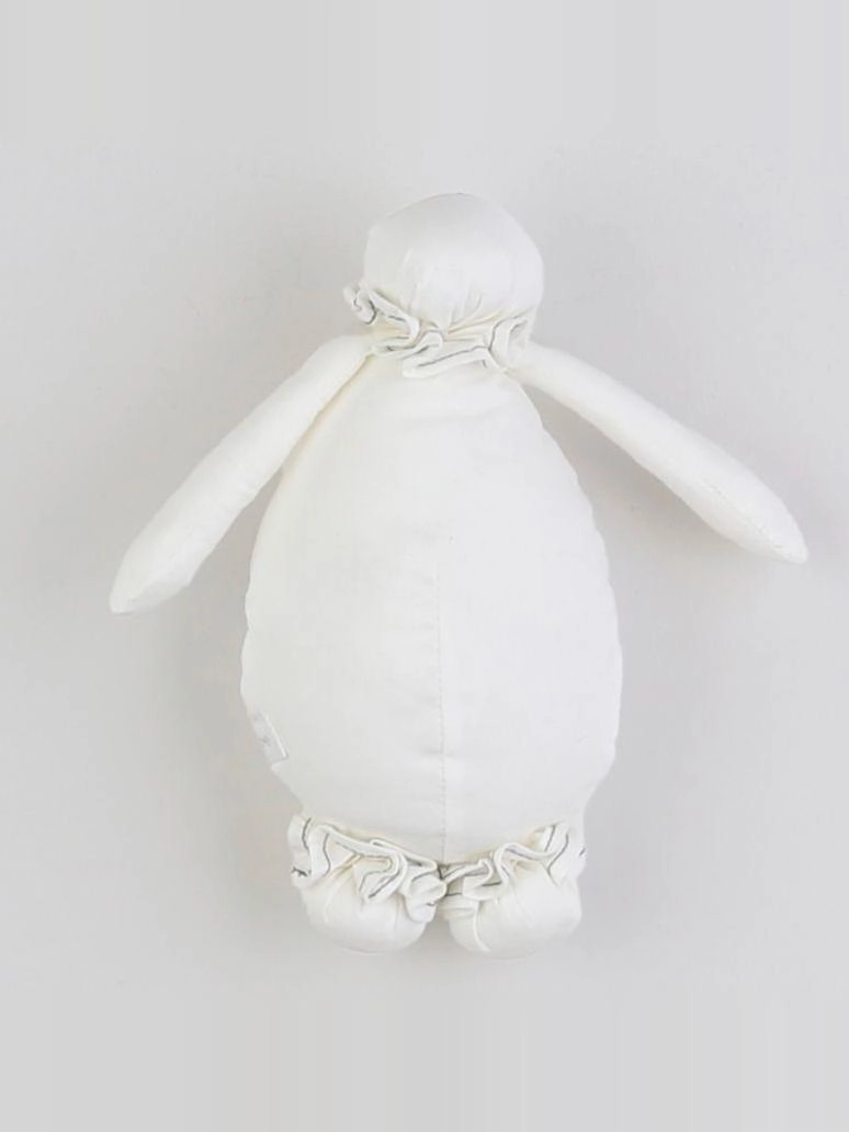 Pigmée - poupée blanche collerette fil gris - 20 cm 