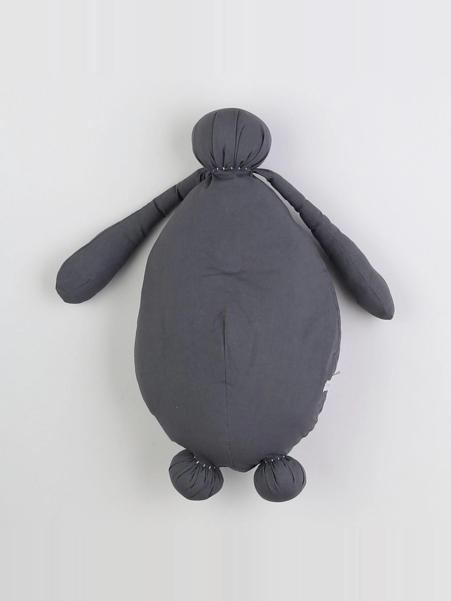 Pigmée - poupée grise fils blanc - 38 cm 