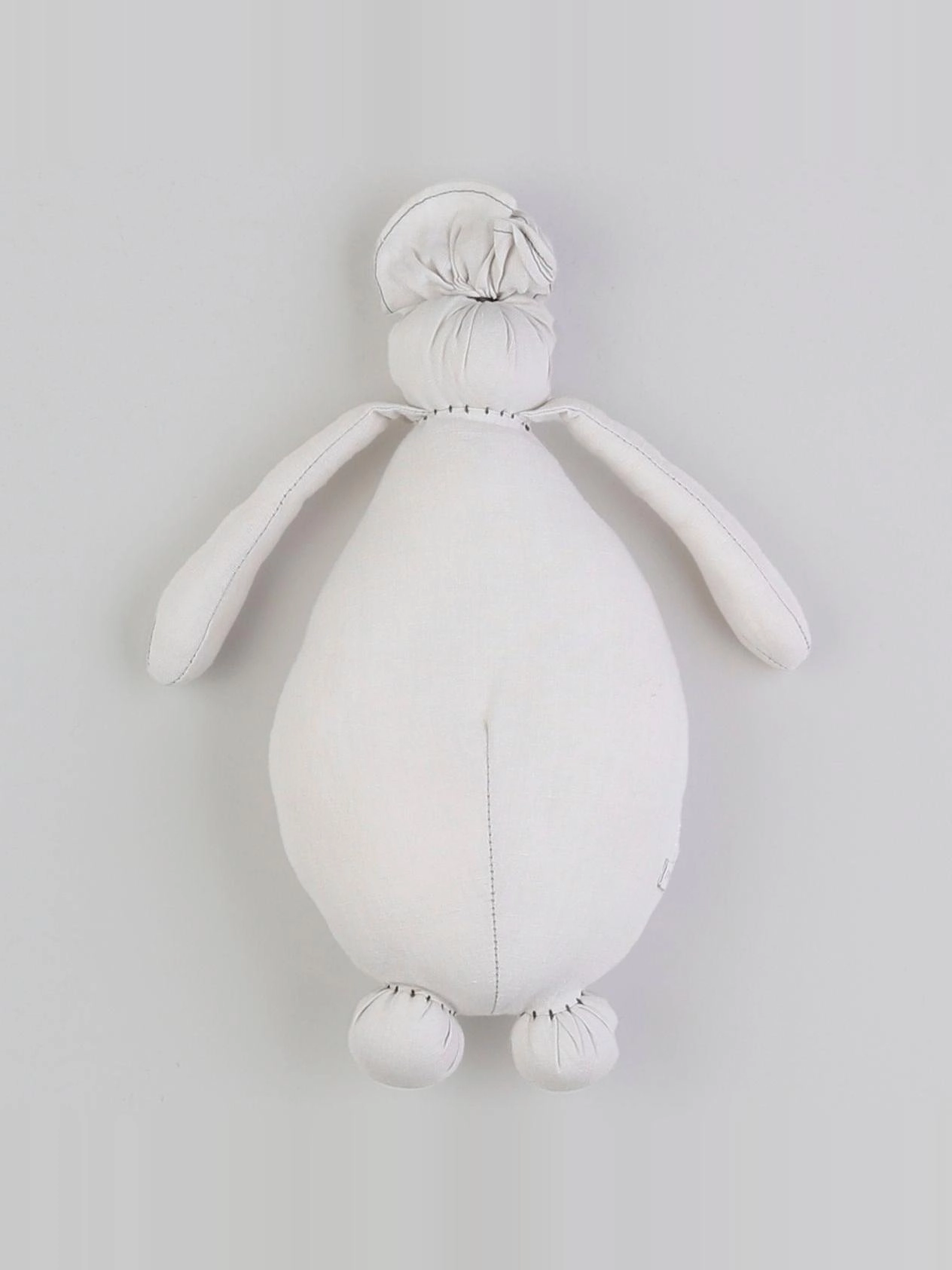 Pigmée - poupée hair grise lin - 26 cm