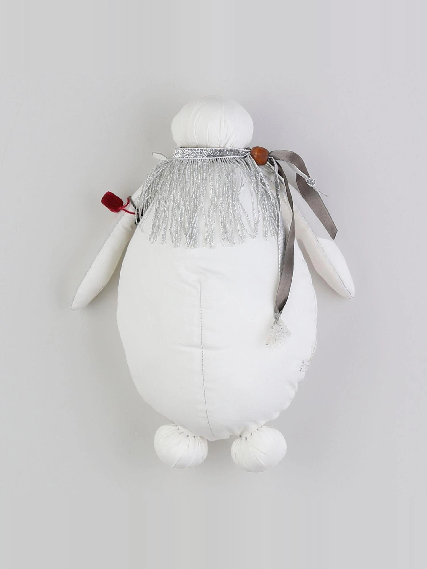 Pigmée - poupée blanche collerette franges - 38 cm