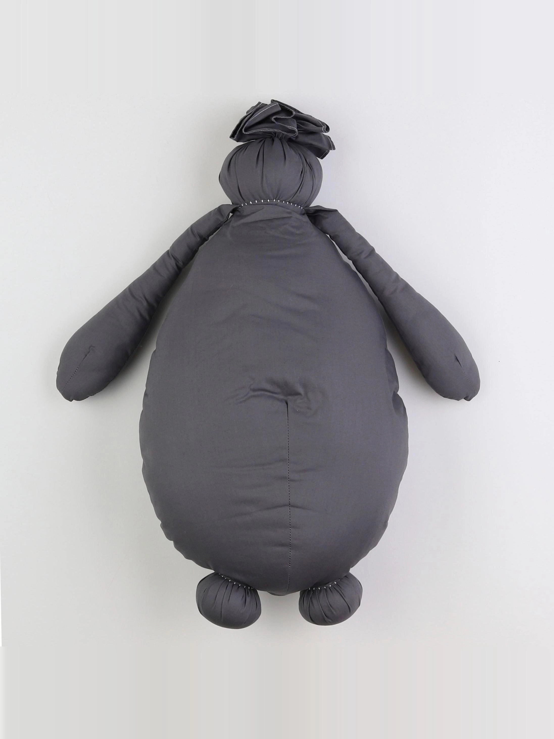 Pigmée - poupée hair grise fil blanc - 50 cm