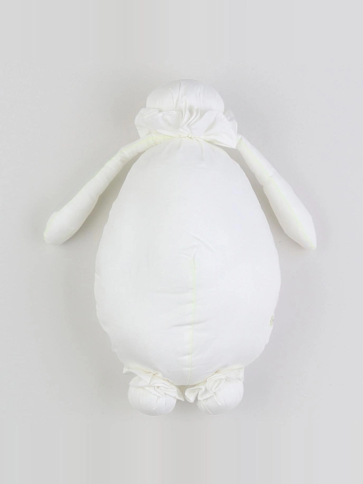 Pigmée - poupée blanche collerette fil jaune  - 38 cm