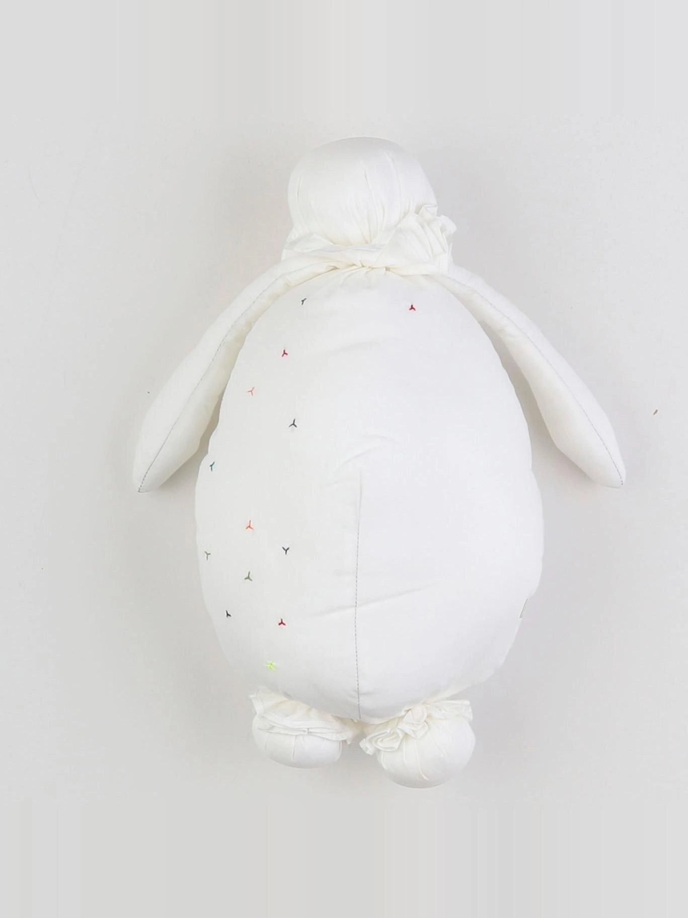 Pigmée - poupée blanche collerette étoiles multicolores - 38 cm 