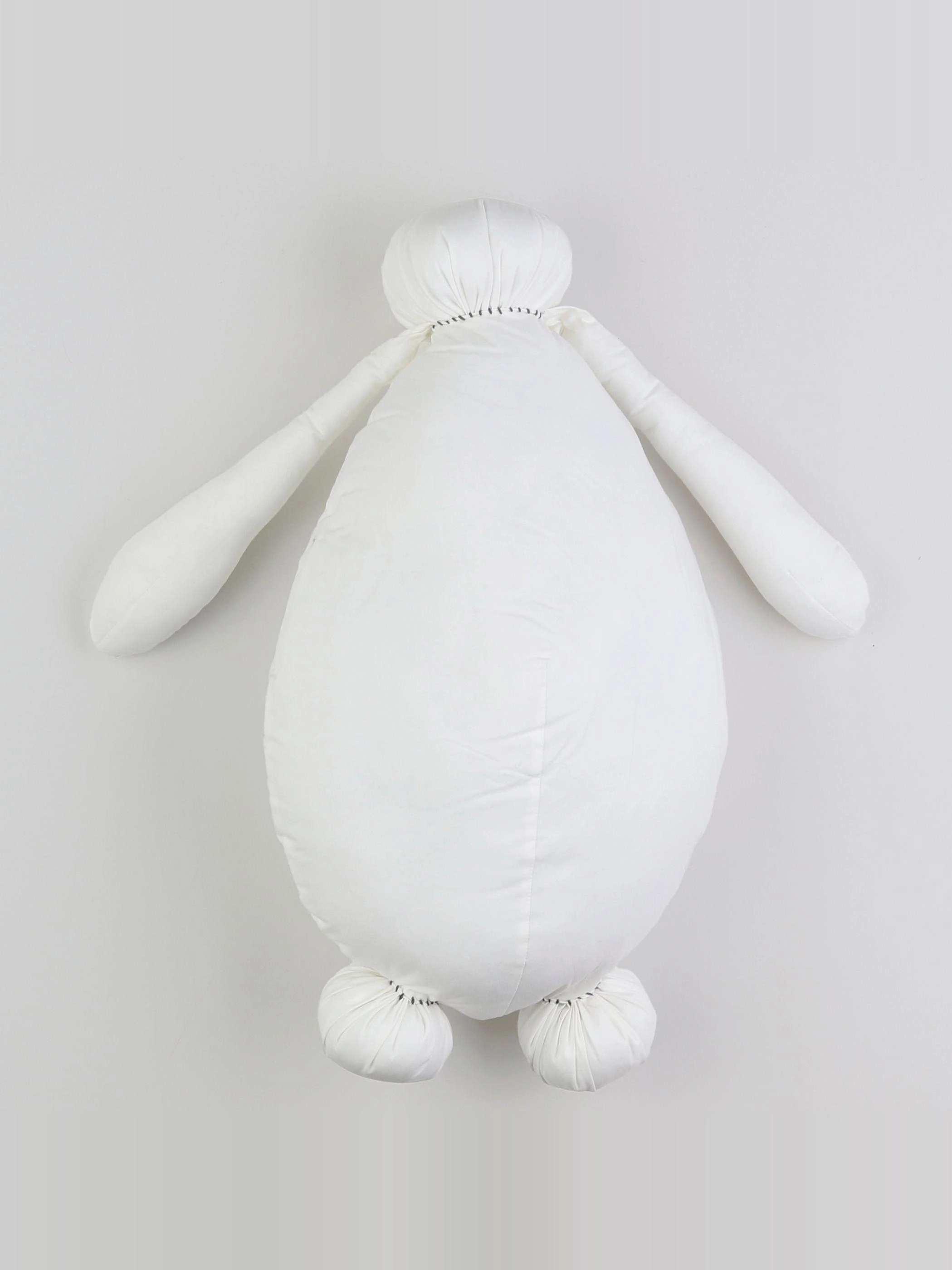 Pigmée - poupée blanche fil gris - 50 cm