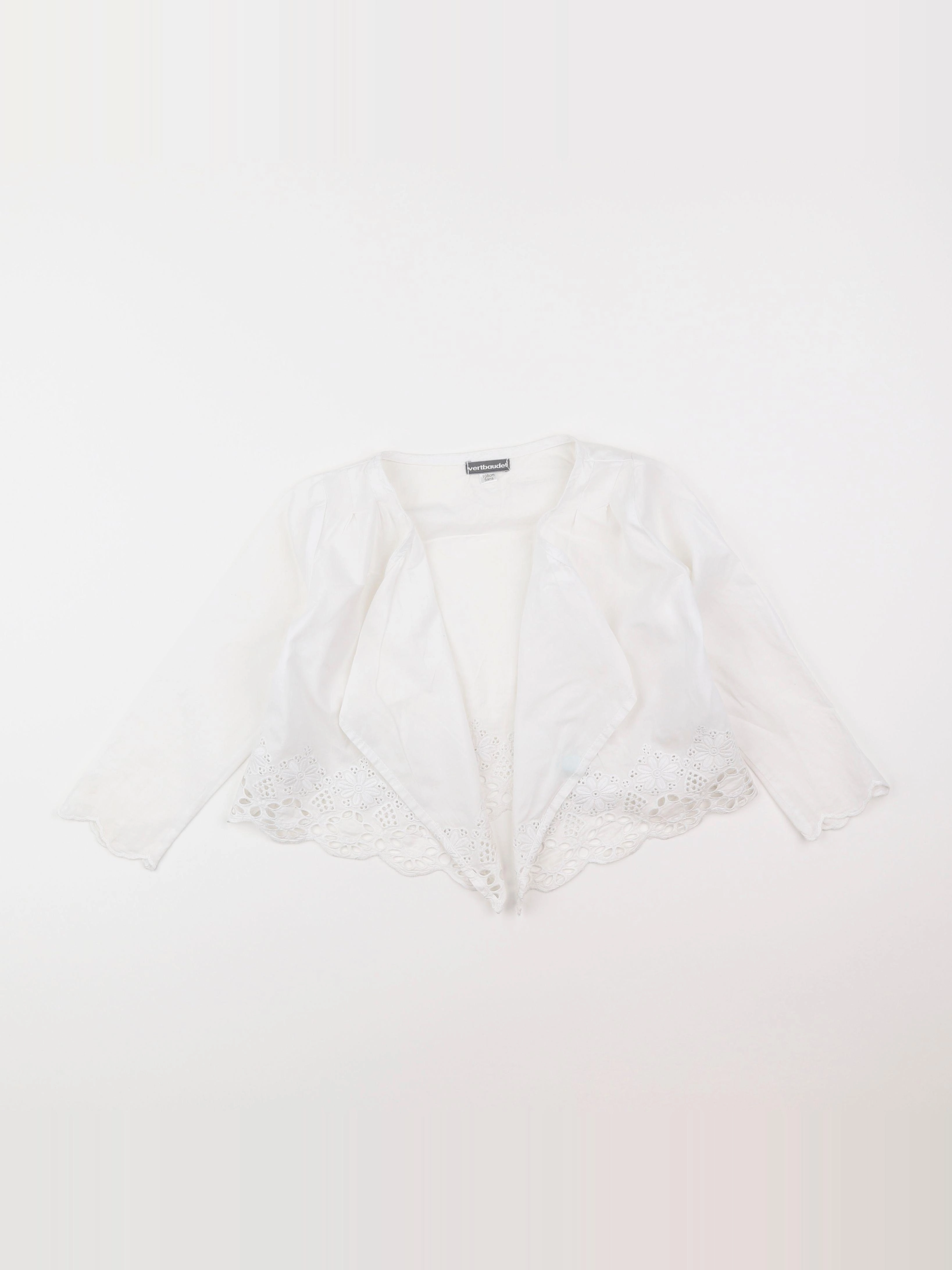 Vertbaudet - blouse blanc - 5 ans