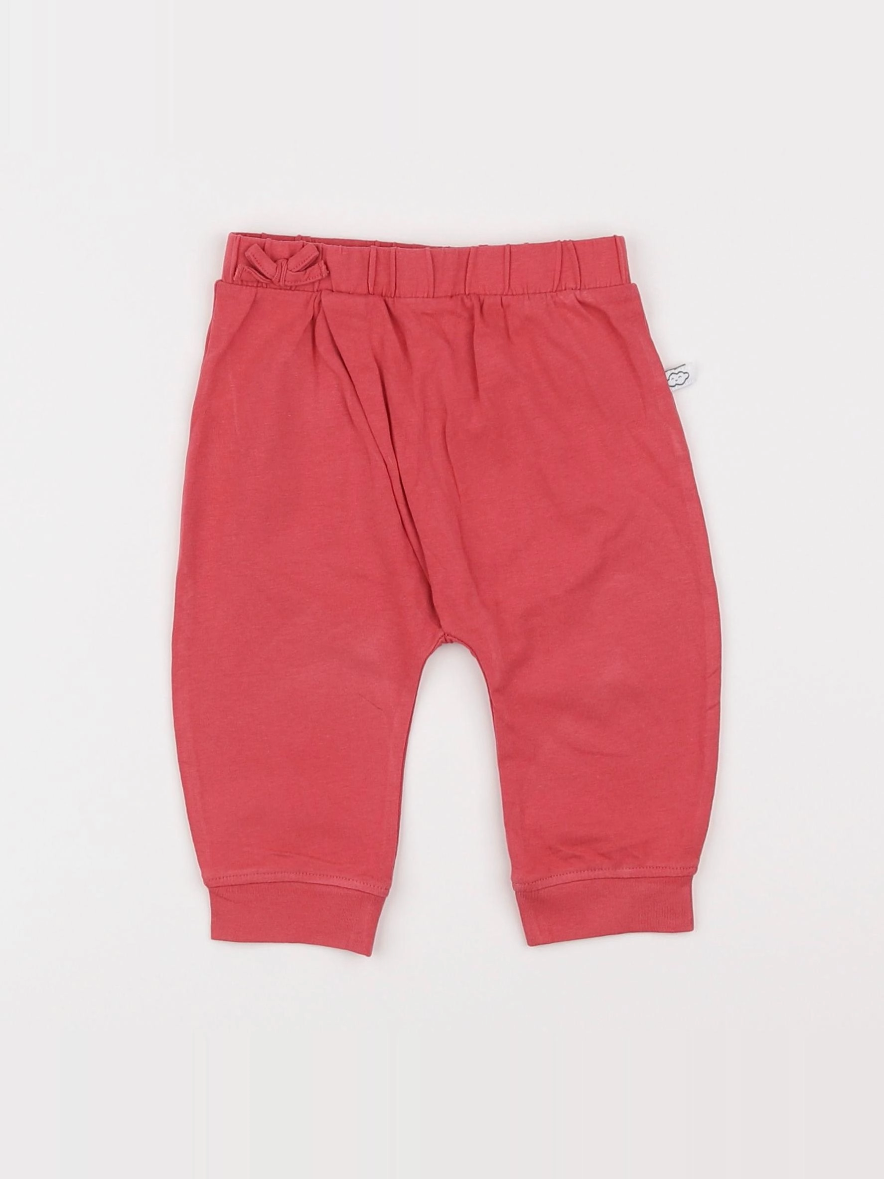 Vertbaudet - pantalon rose - 9 mois