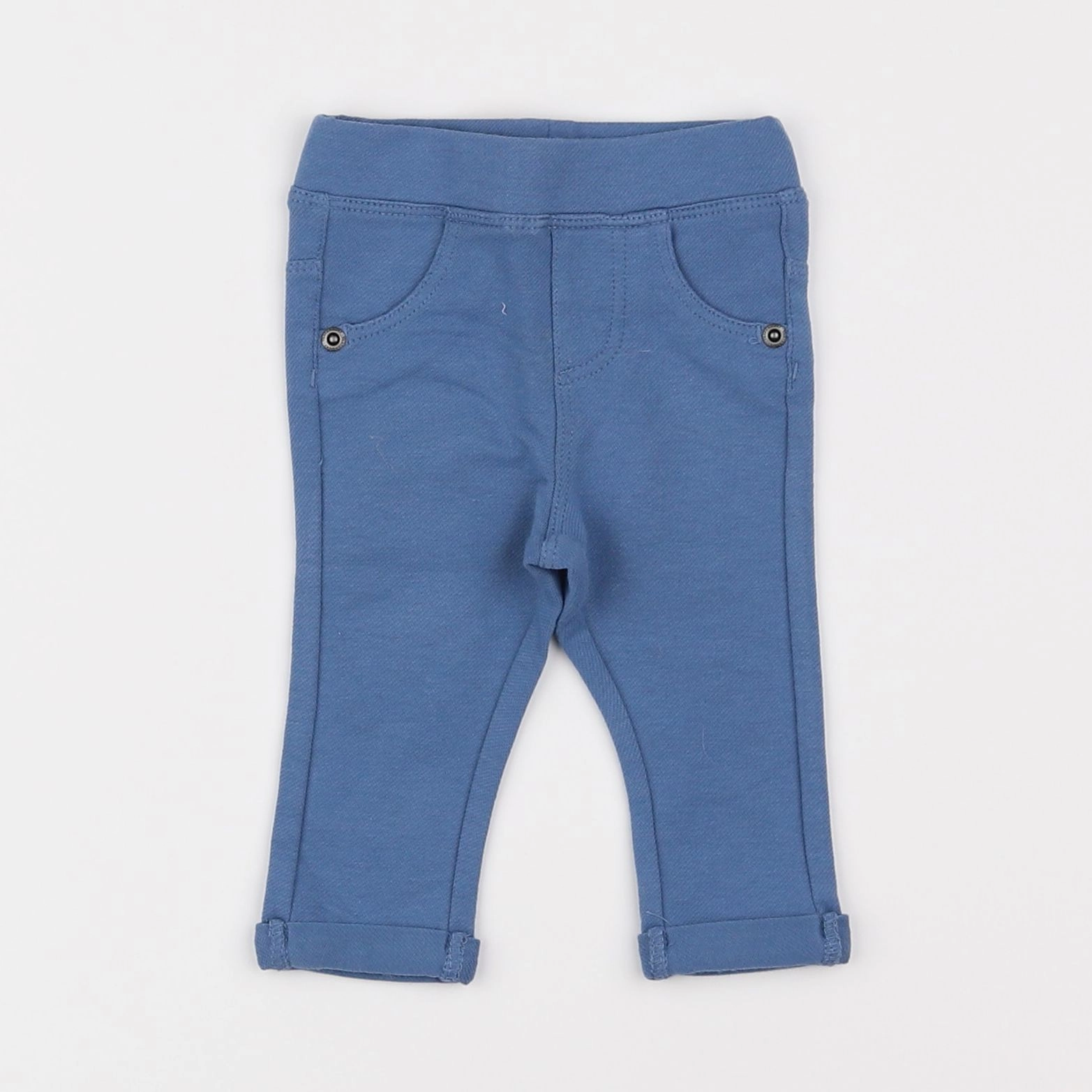 Vertbaudet - jegging bleu - 3 mois