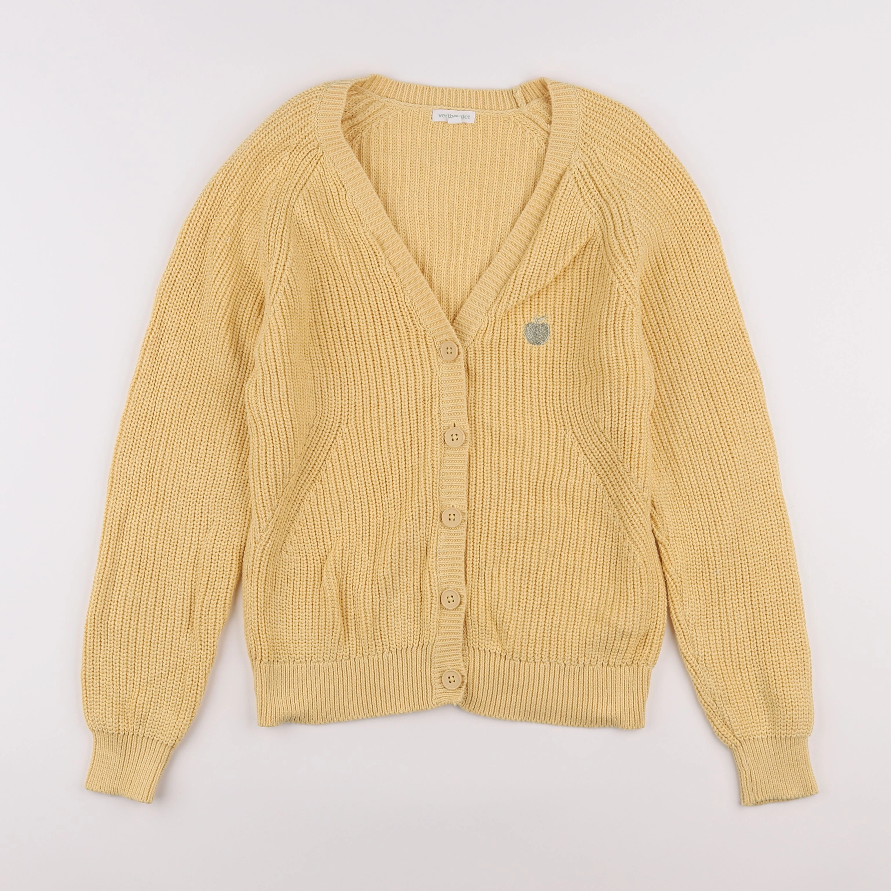 Vertbaudet - gilet jaune - 12 ans