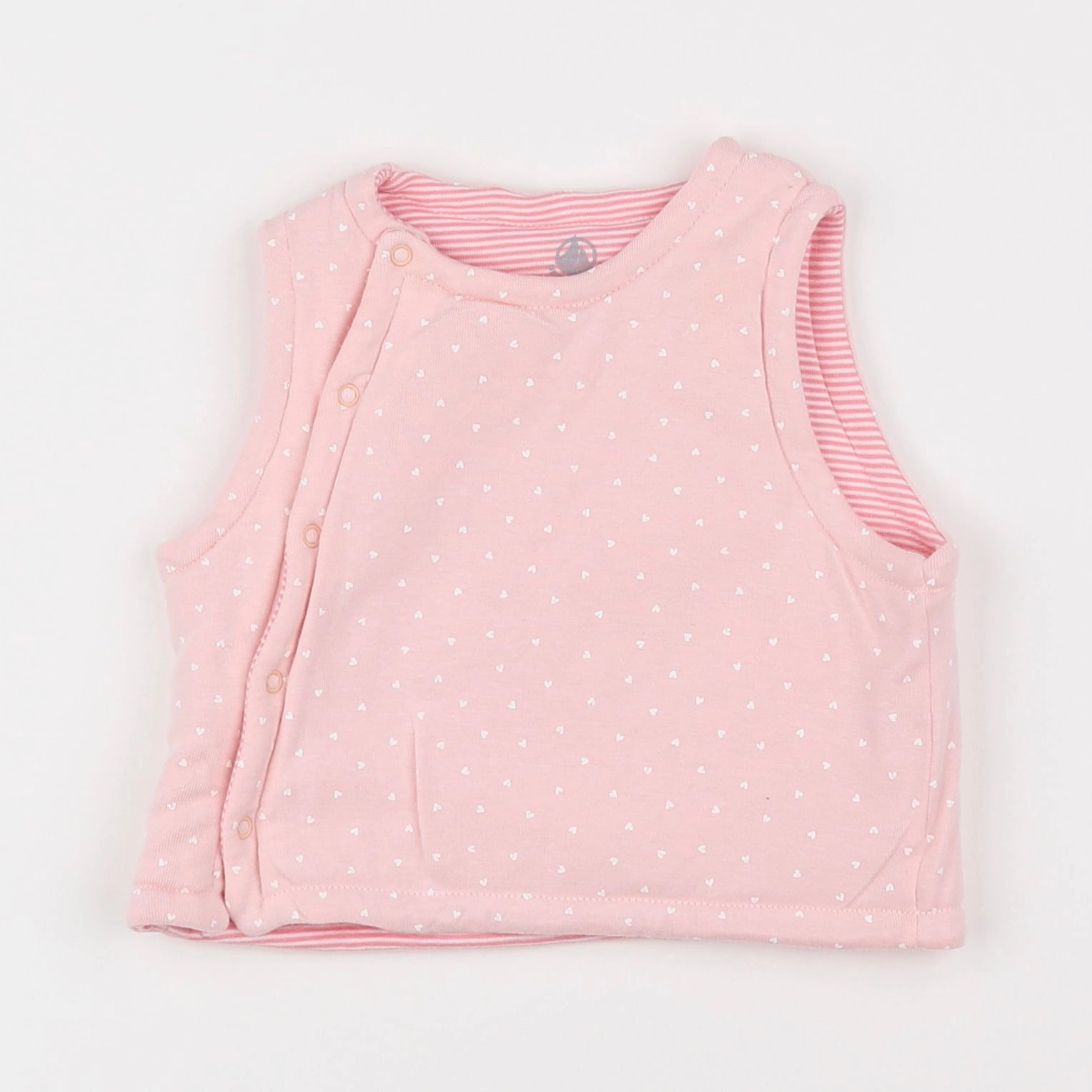 Petit Bateau - pull rose - 6 mois