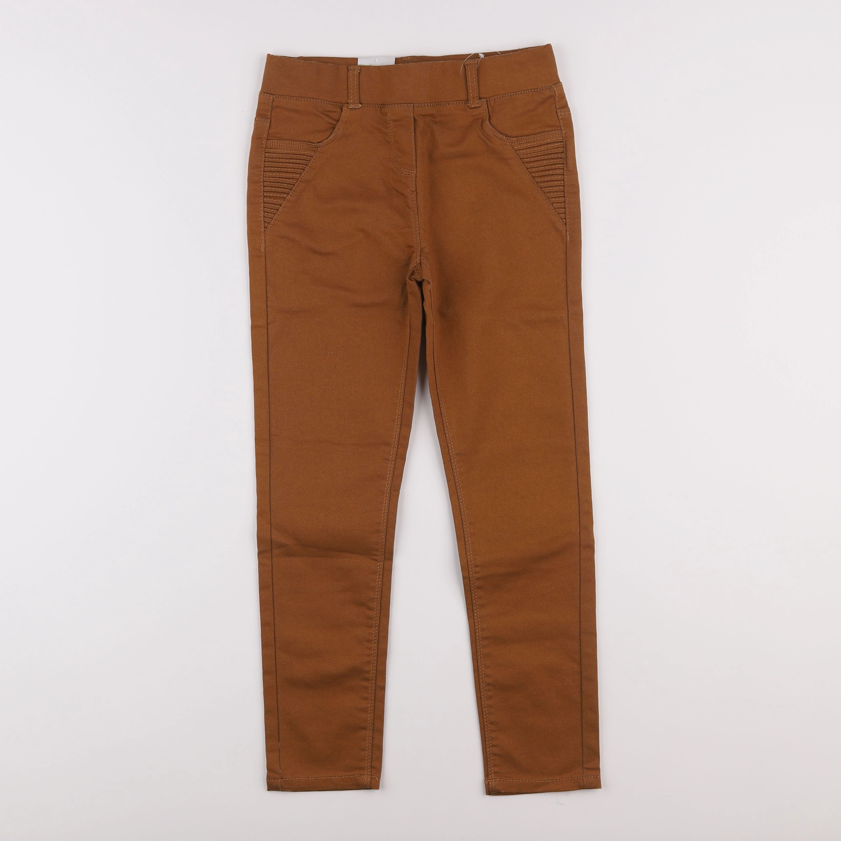 Vertbaudet - jegging marron - 9 ans