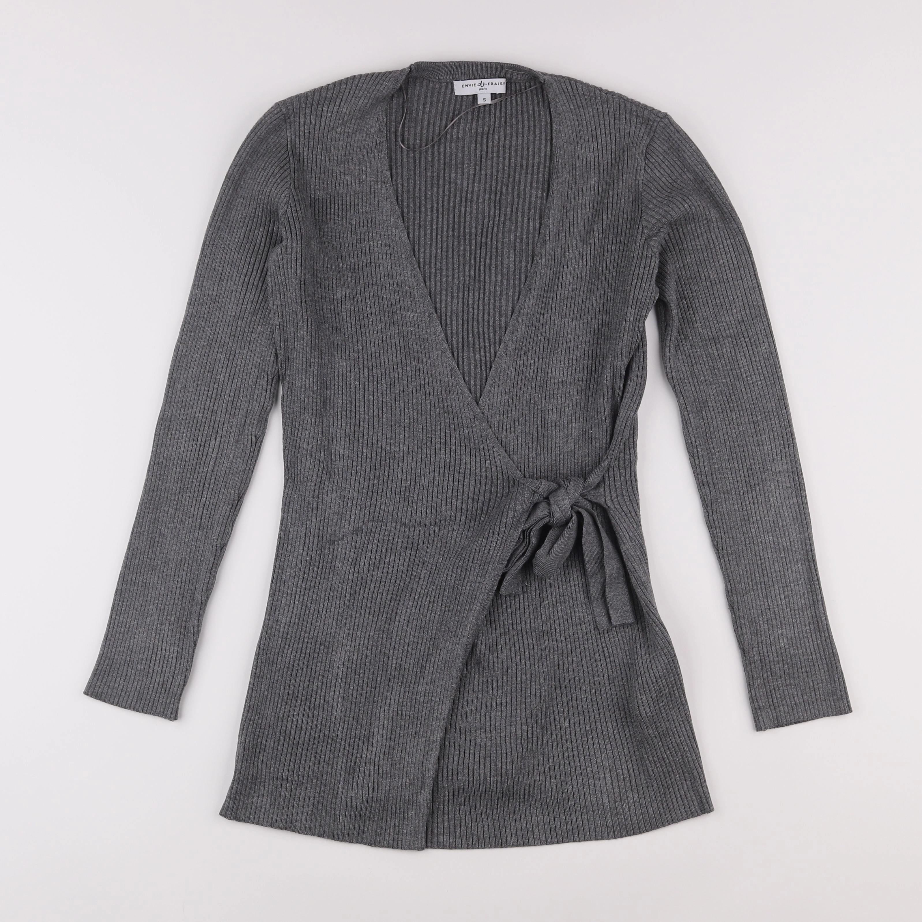 Envie de fraise - gilet grossesse gris - 34