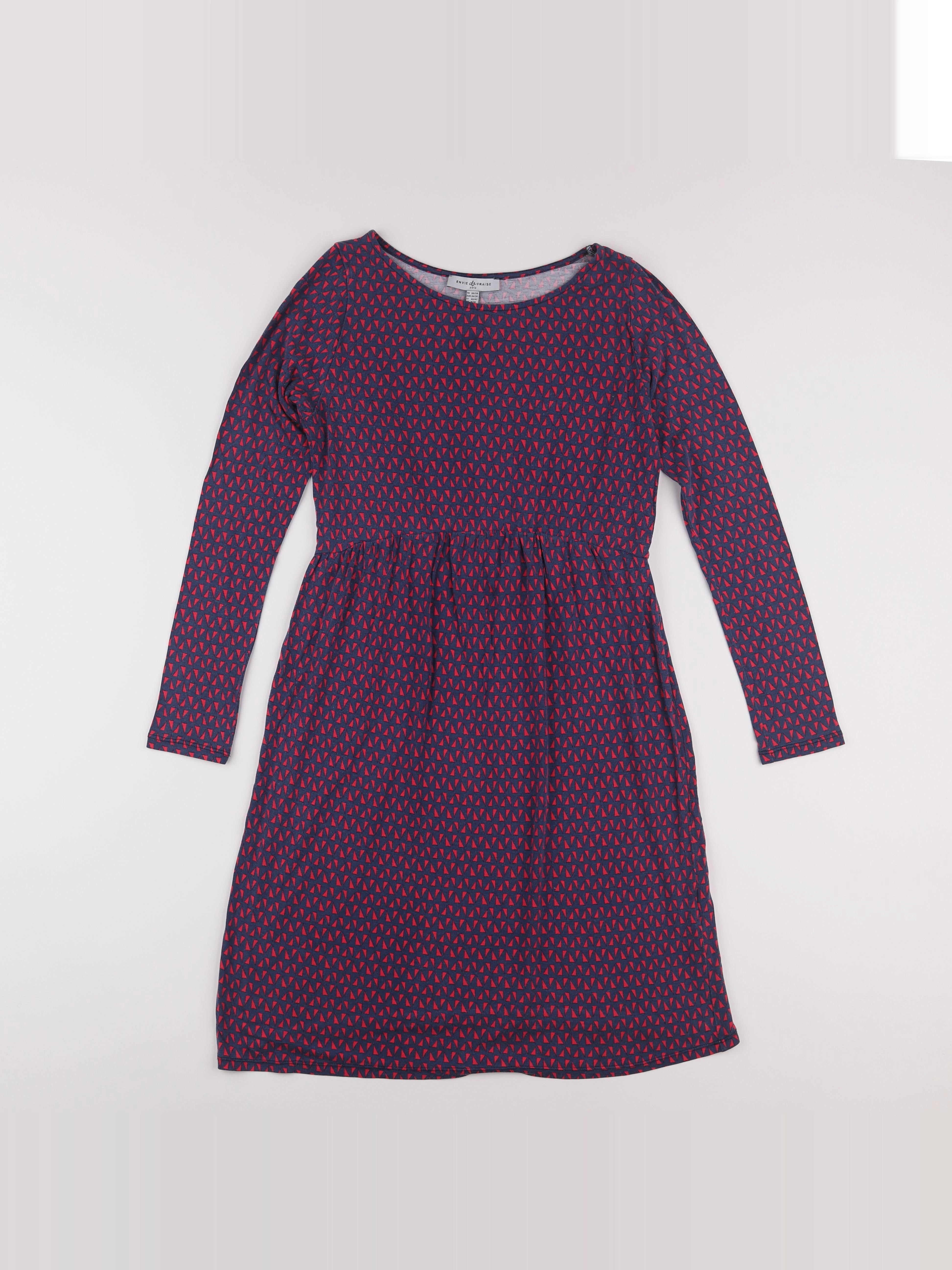 Envie de fraise - robe grossesse rouge - 36 à 38