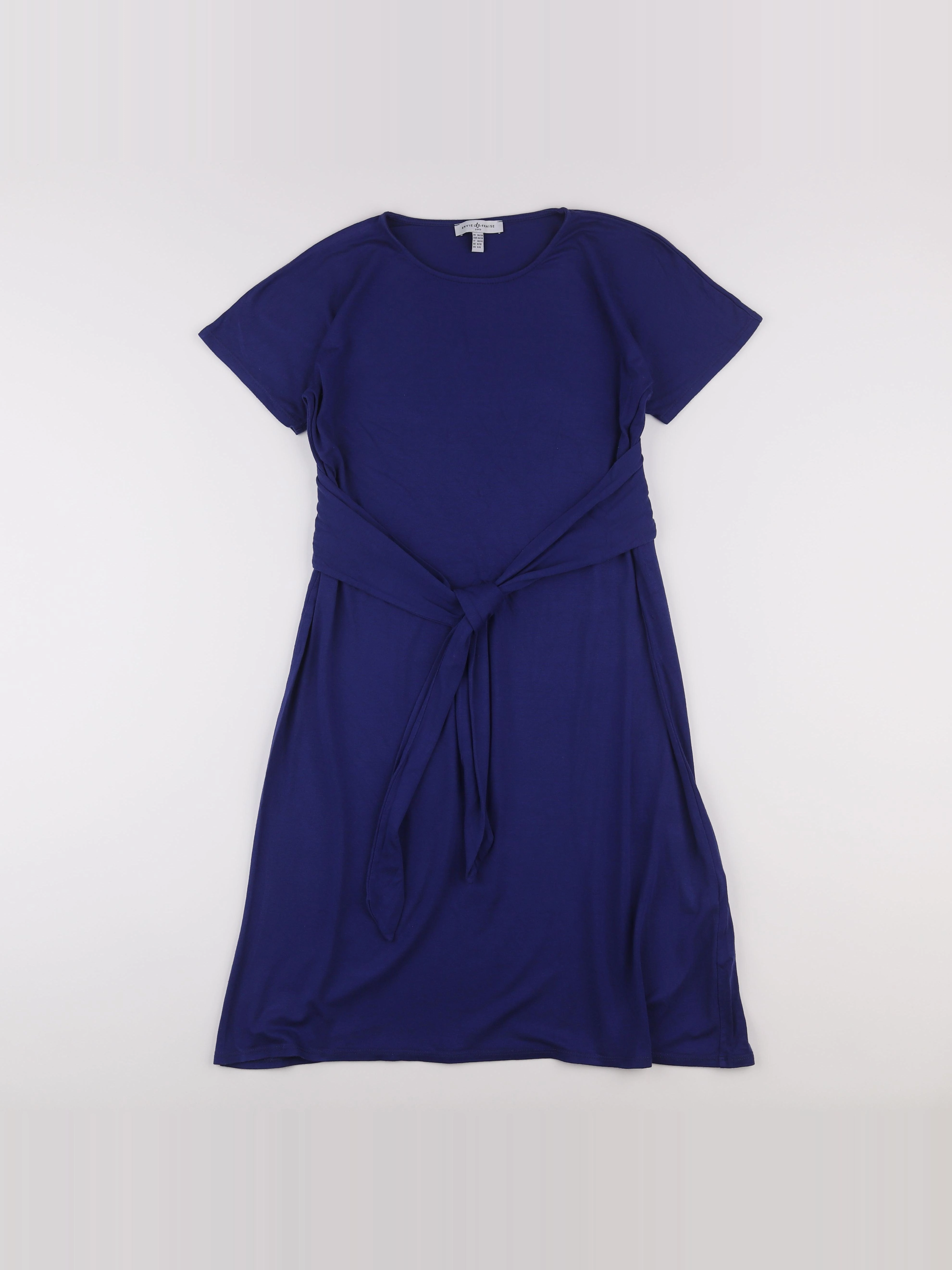 Envie de fraise - robe grossesse violet - 36 à 38