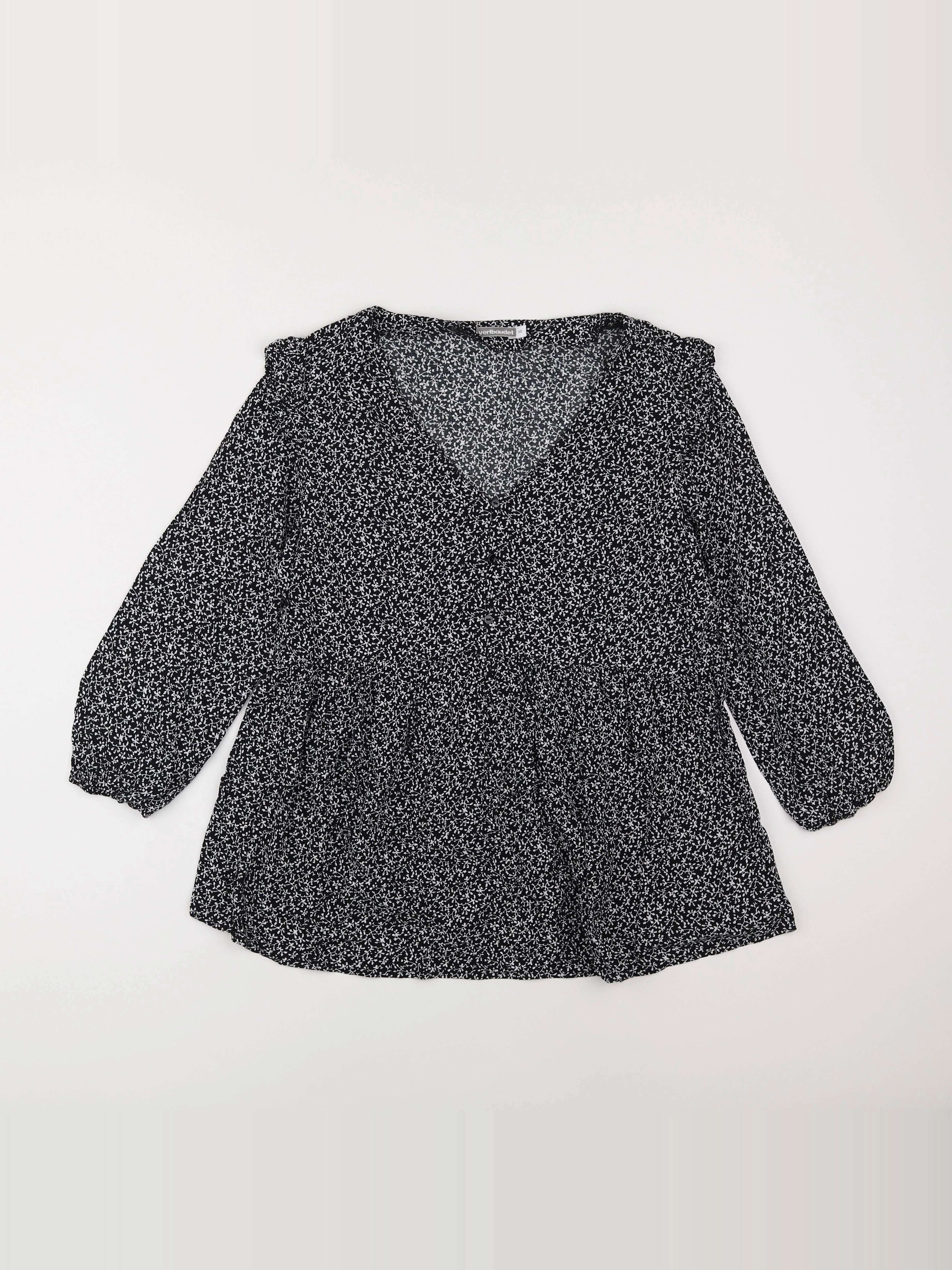 Vertbaudet - blouse grossesse blanc, noir - 38