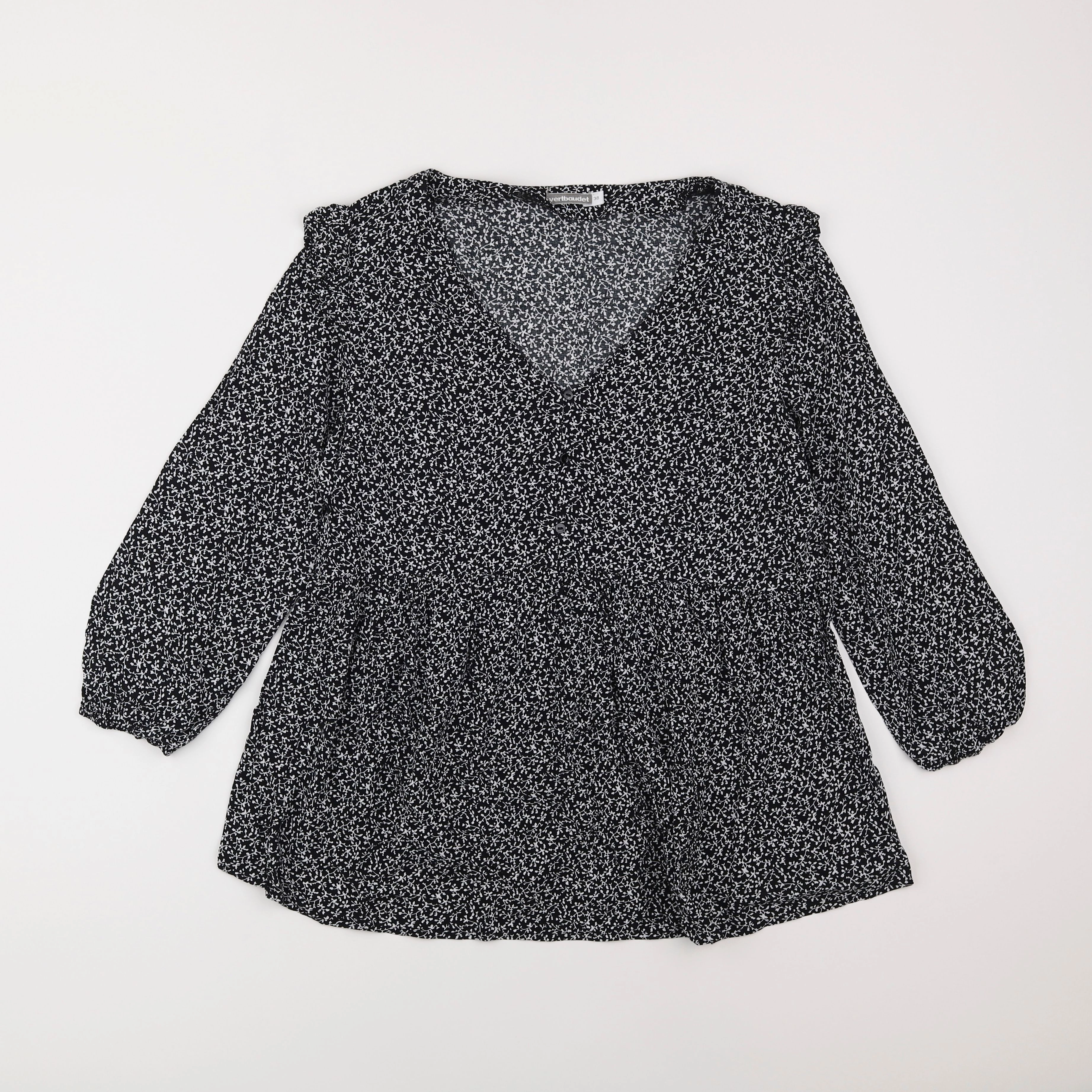Vertbaudet - blouse grossesse blanc, noir - 38