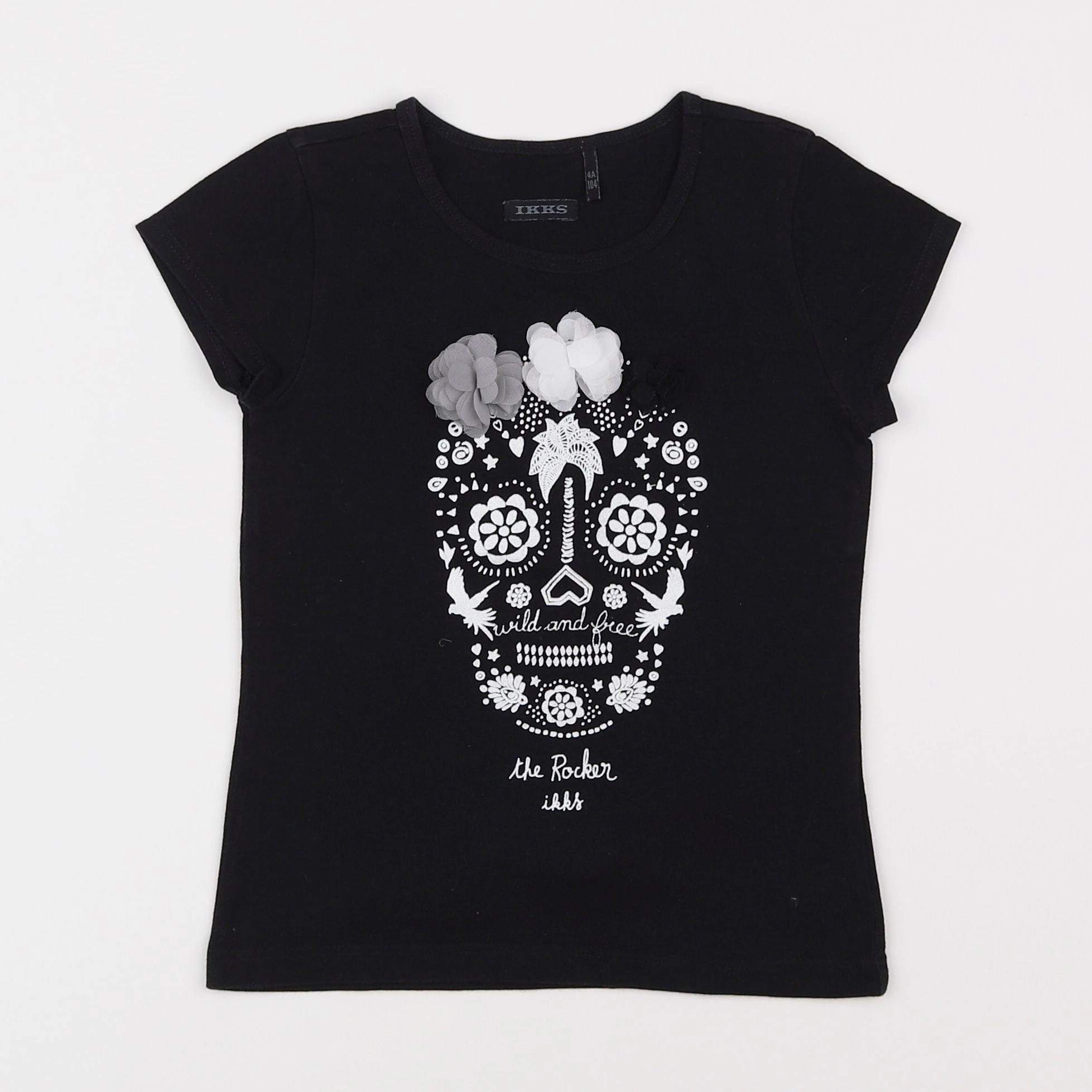 IKKS - tee-shirt noir - 4 ans