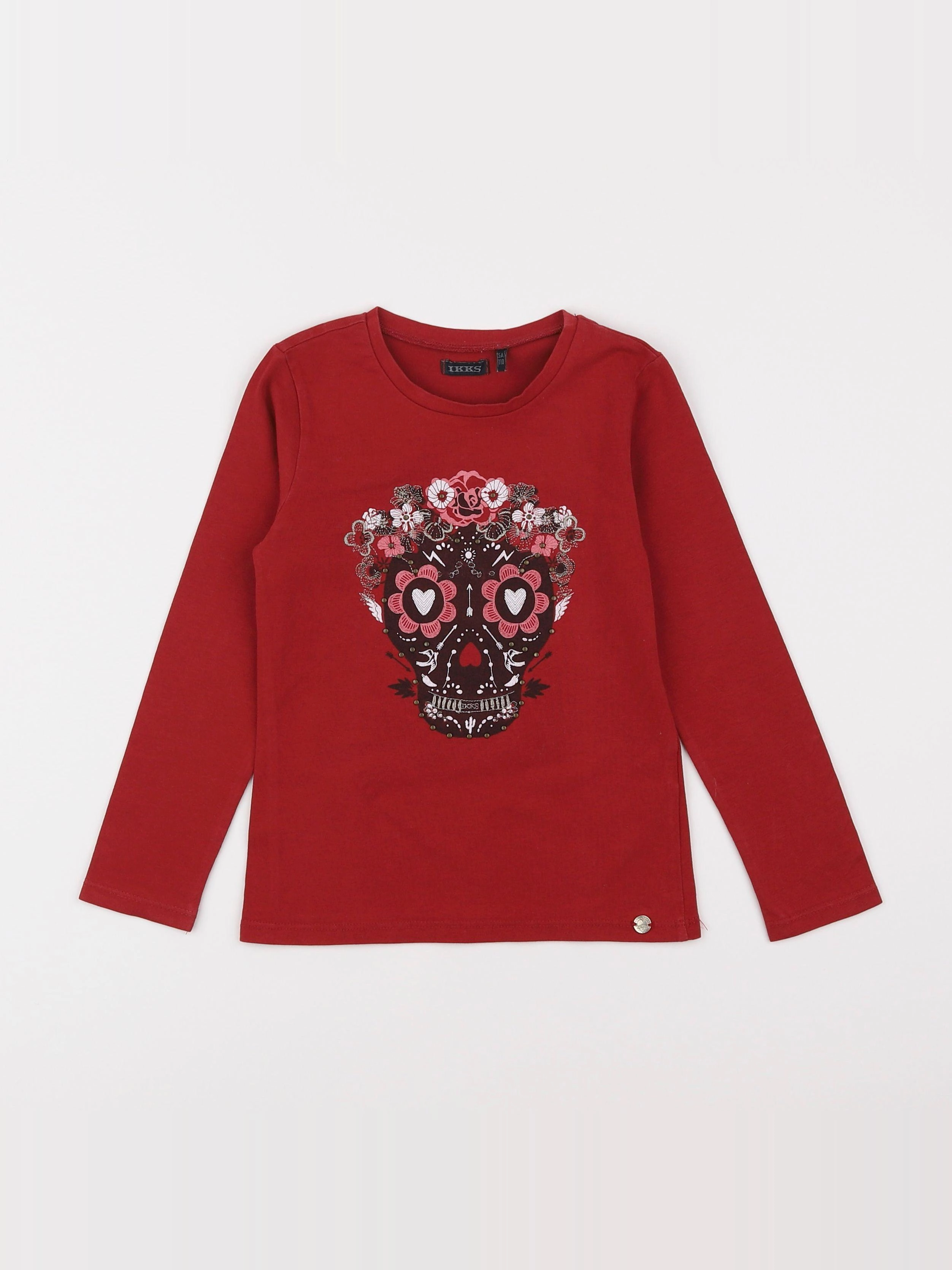 IKKS - tee-shirt rouge - 5 ans