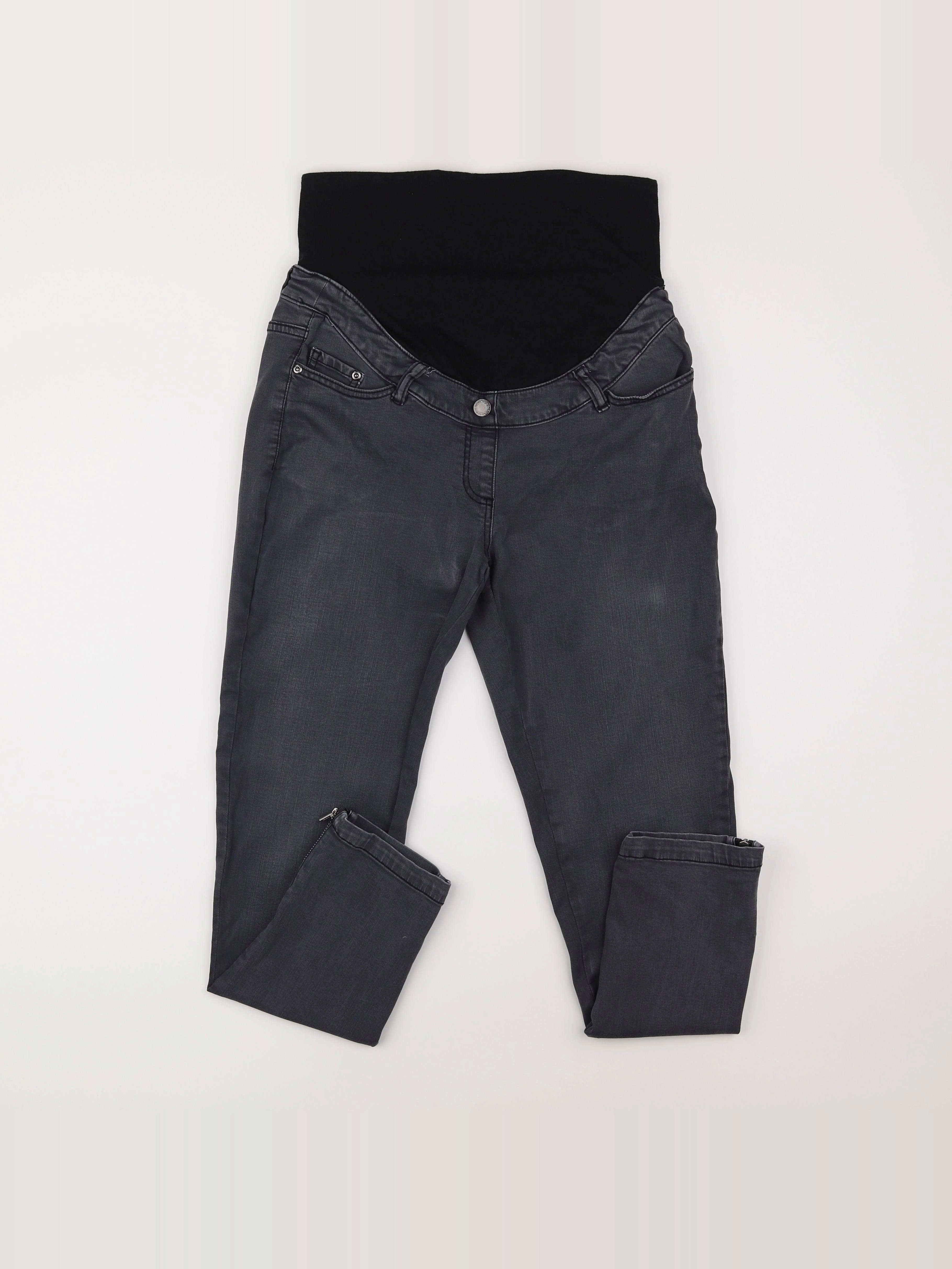 Vertbaudet - jean grossesse gris - 40