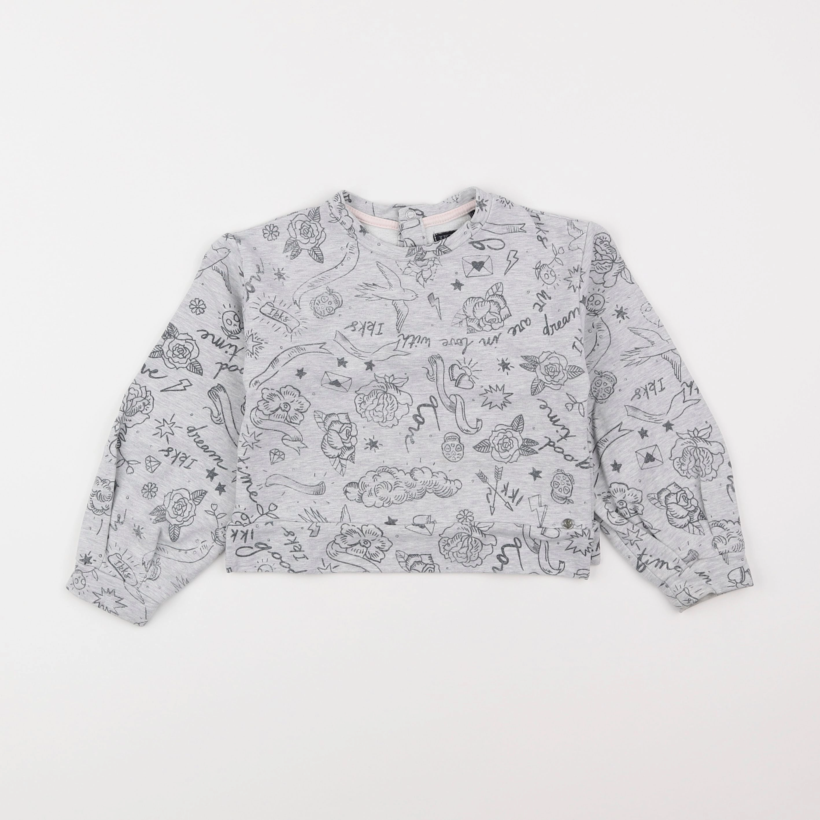 IKKS - sweat gris - 5 ans