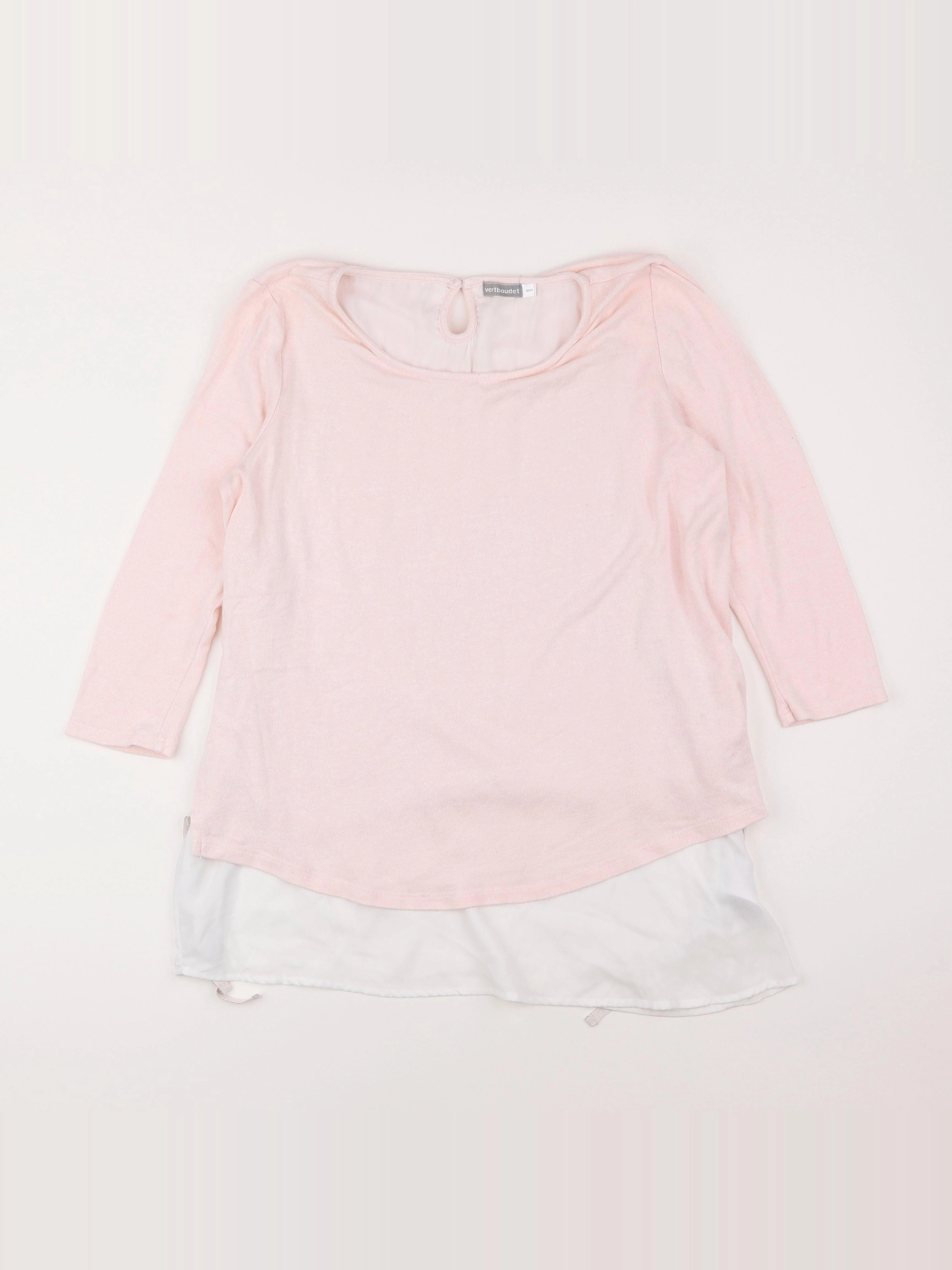 Vertbaudet - tee-shirt grossesse rose - 38 à 40