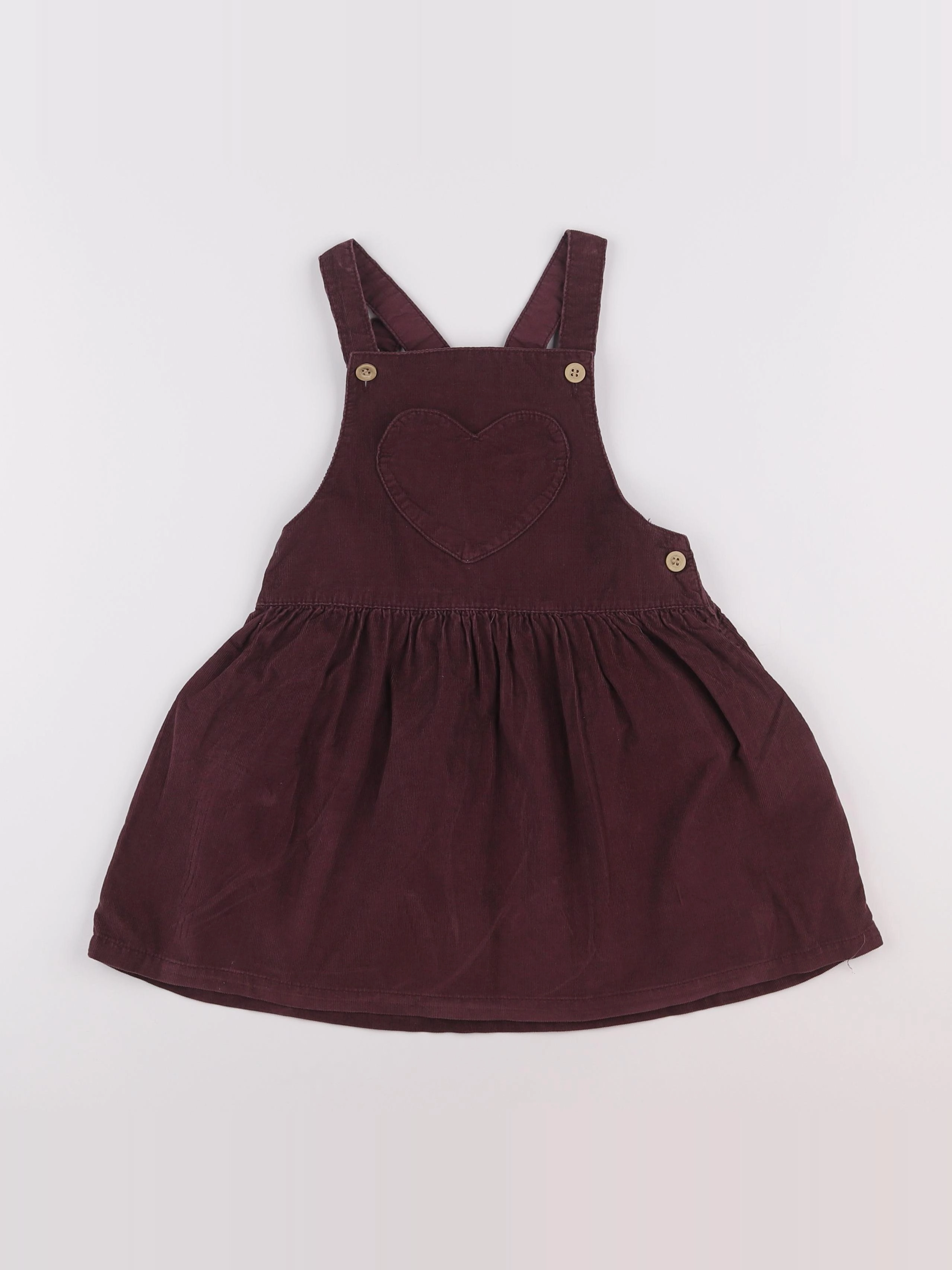 H&M - robe rouge - 2/3 ans