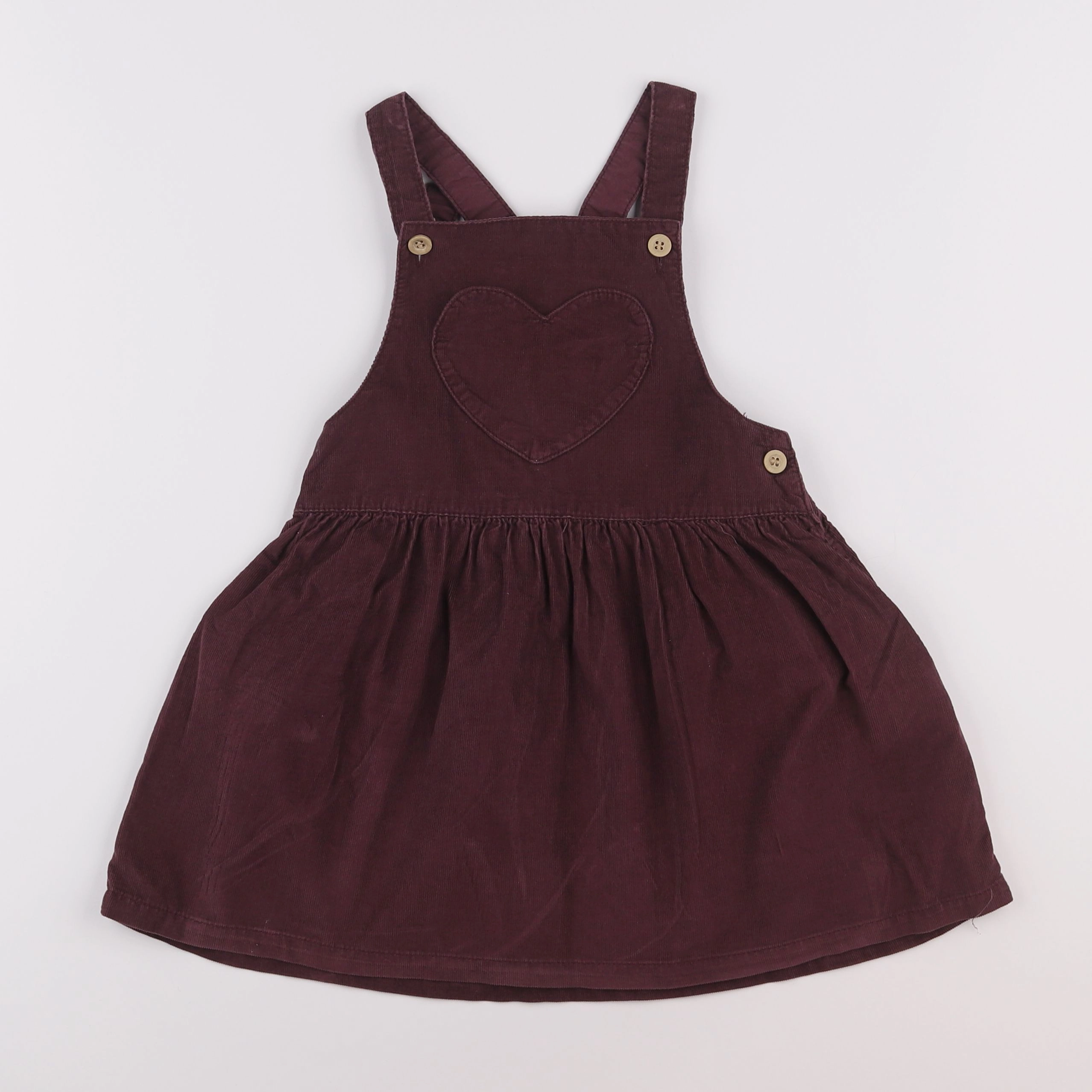 H&M - robe rouge - 2/3 ans
