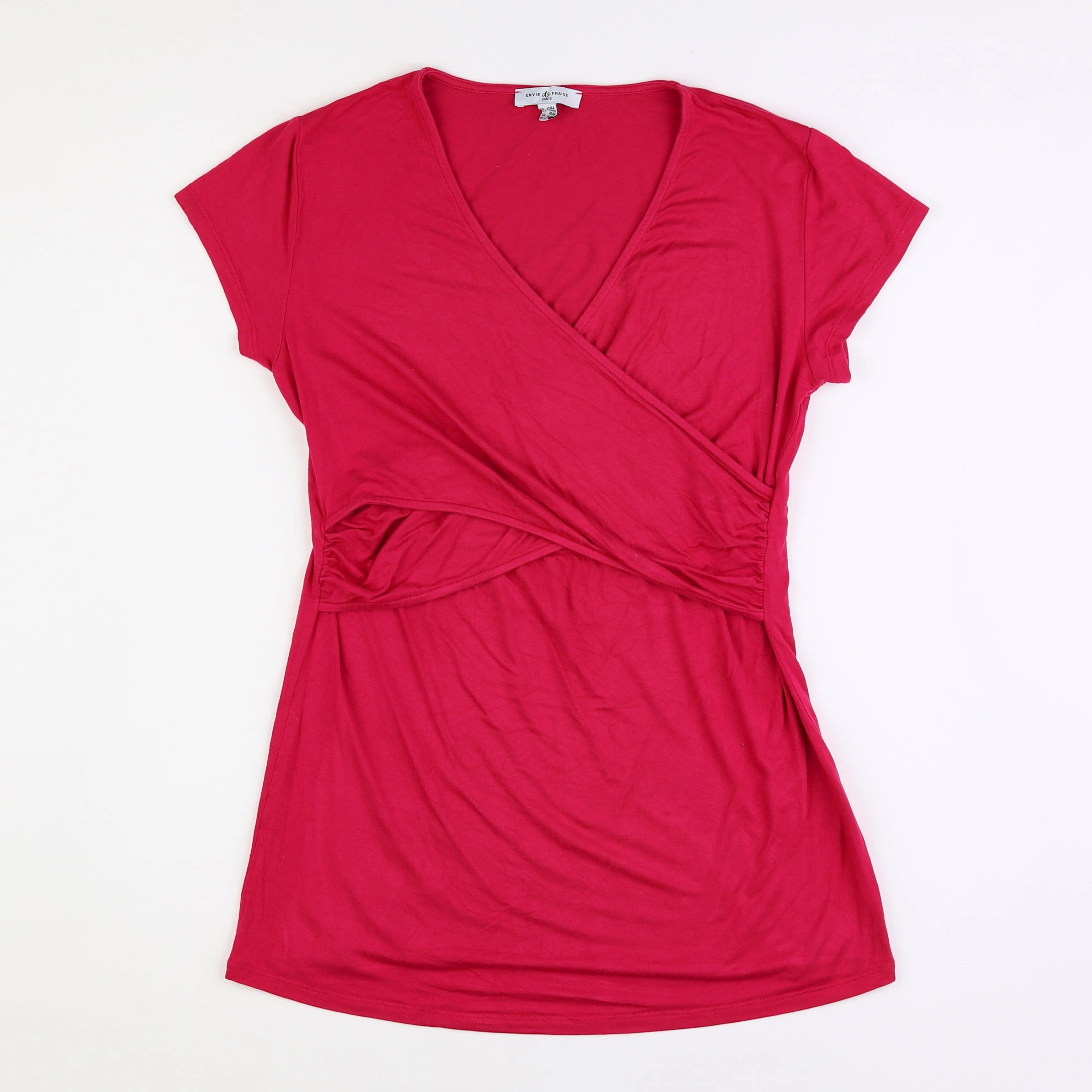 Envie de fraise - tee-shirt grossesse rose - 42 à 44