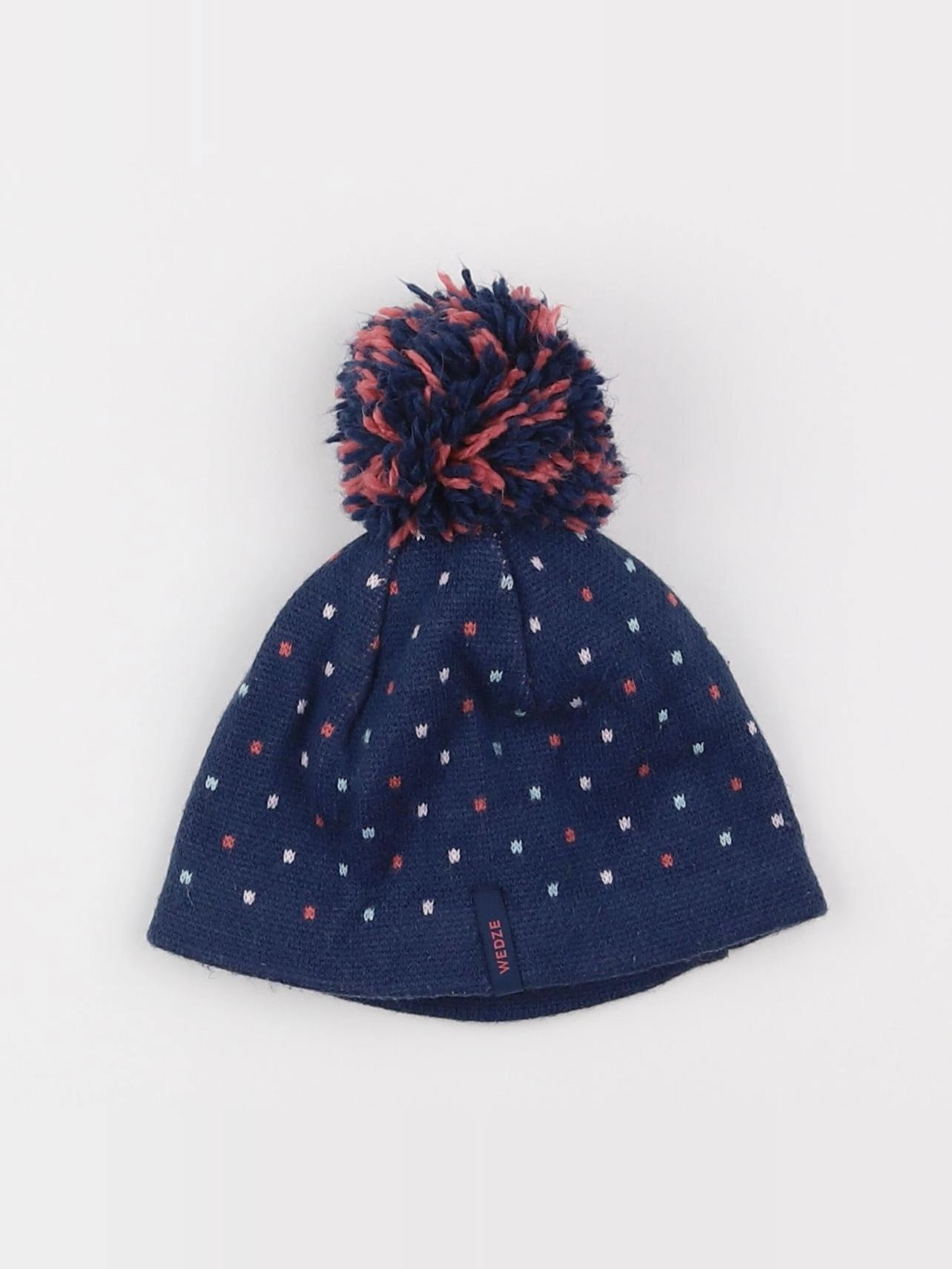 Decathlon ski - bonnet bleu - 2/3 ans