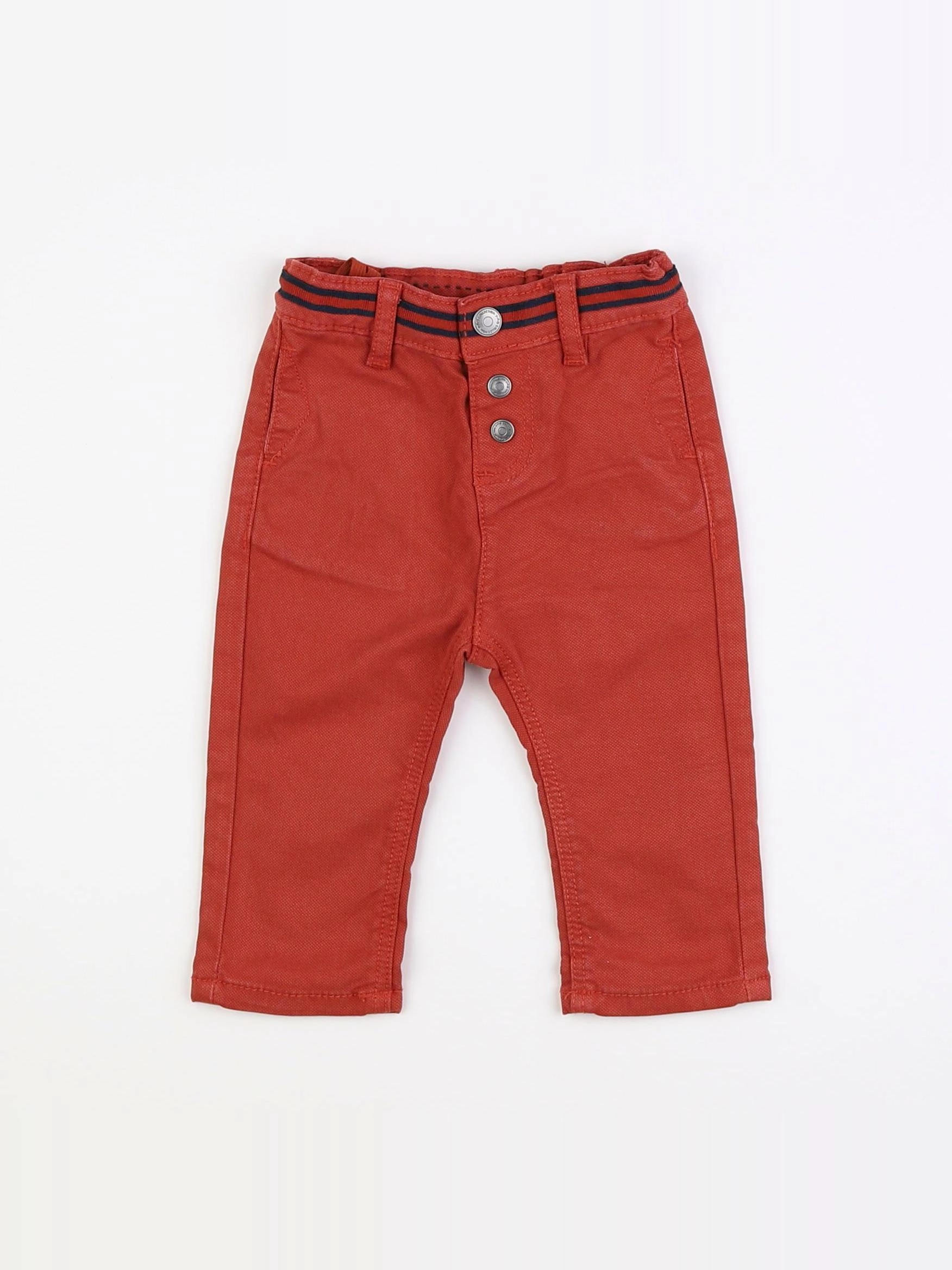 Tape à l'oeil - pantalon rouge - 6 mois