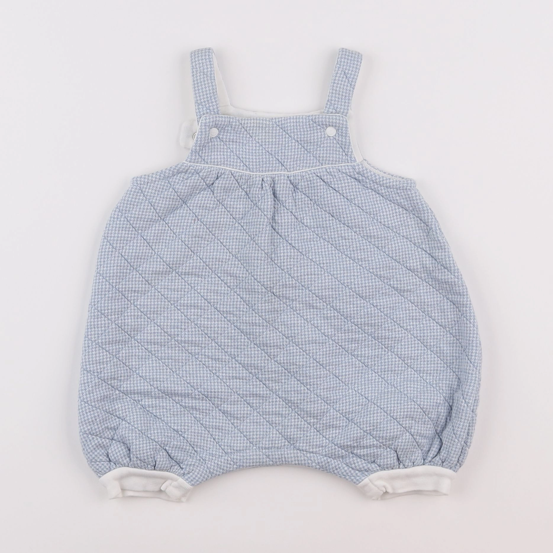 Petit Bateau - salopette bleu - 6 mois