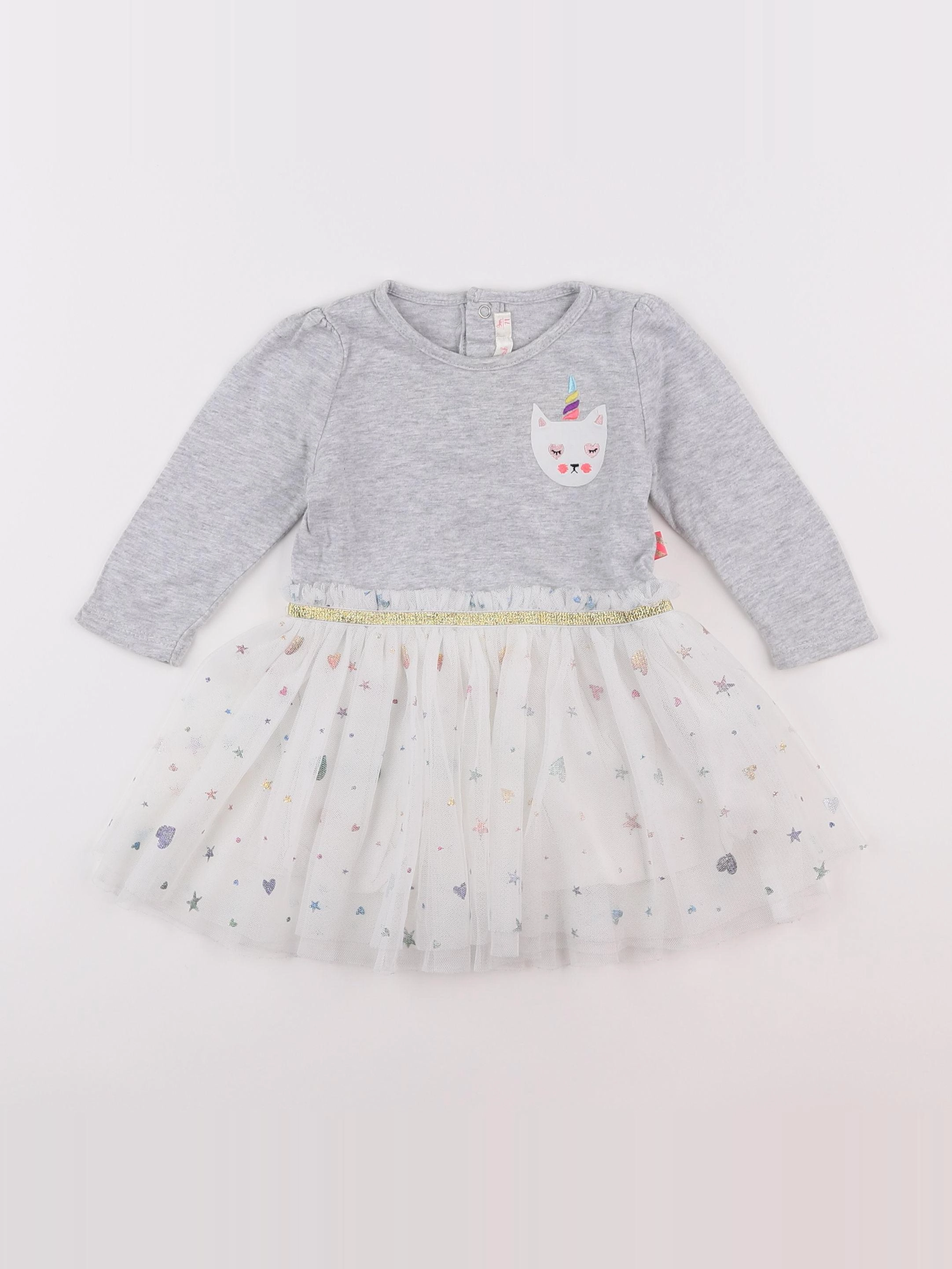 Billie Blush - robe gris - 9 mois