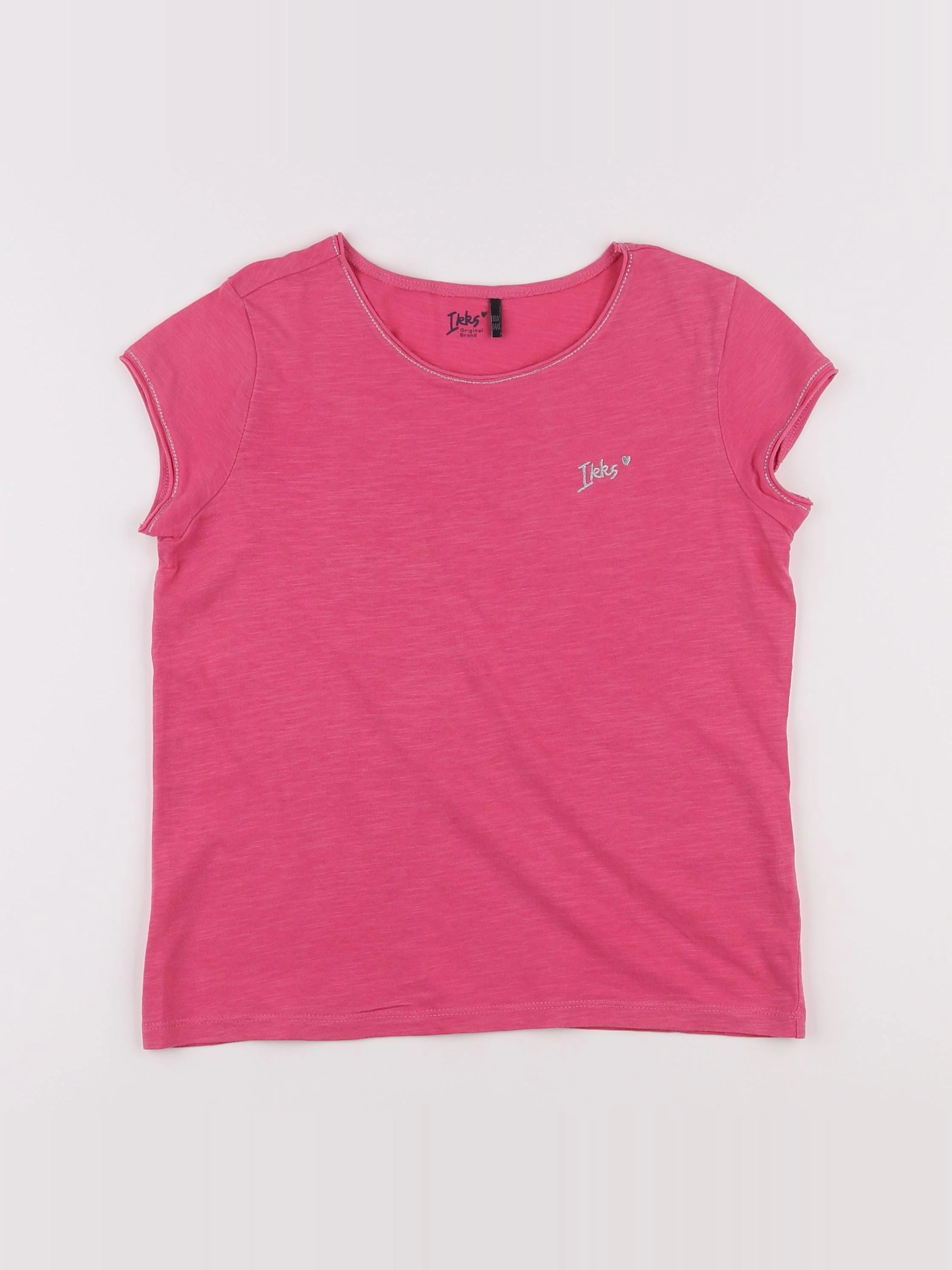 IKKS - tee-shirt rose - 10 ans