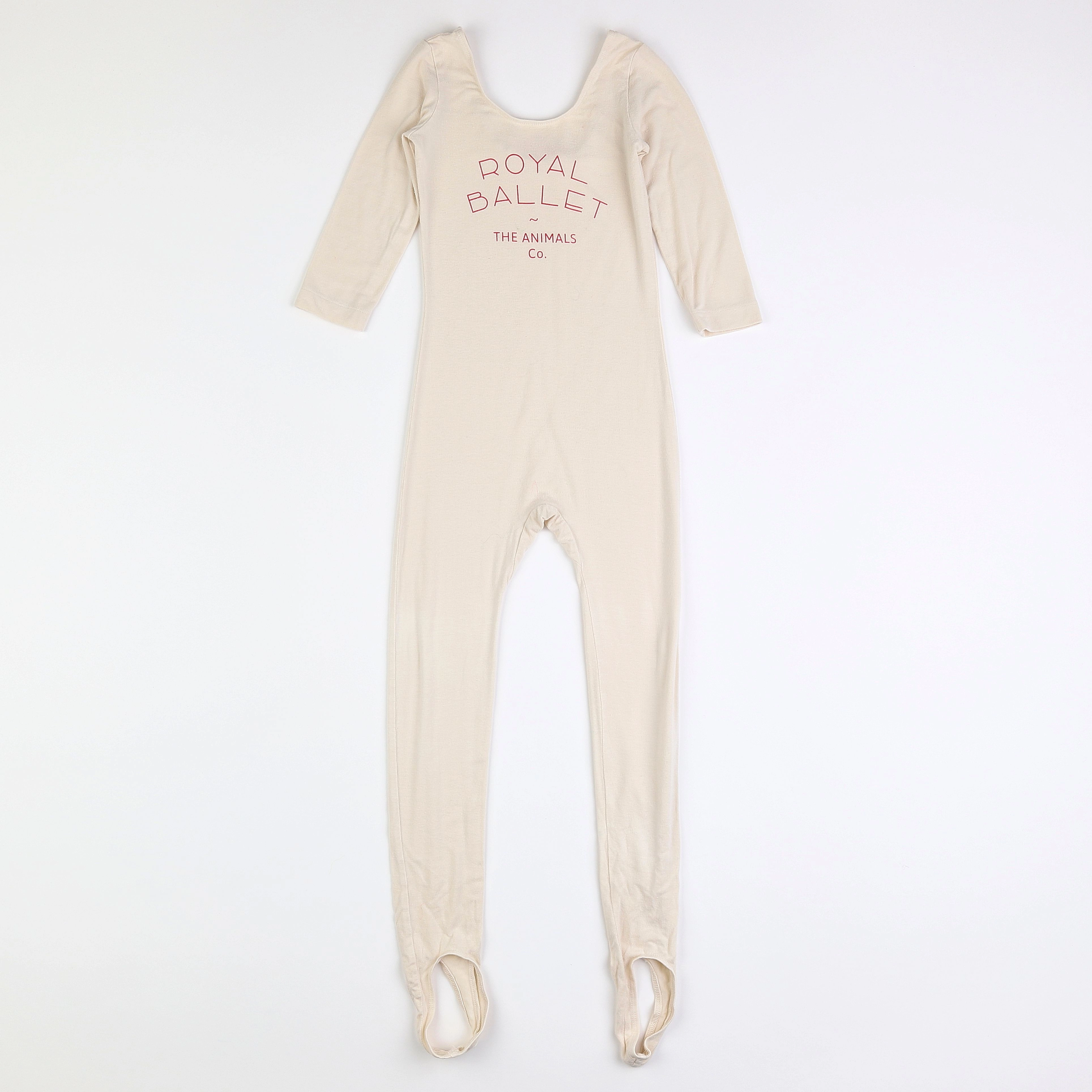 The animals observatory - pyjama coton beige - 8 ans