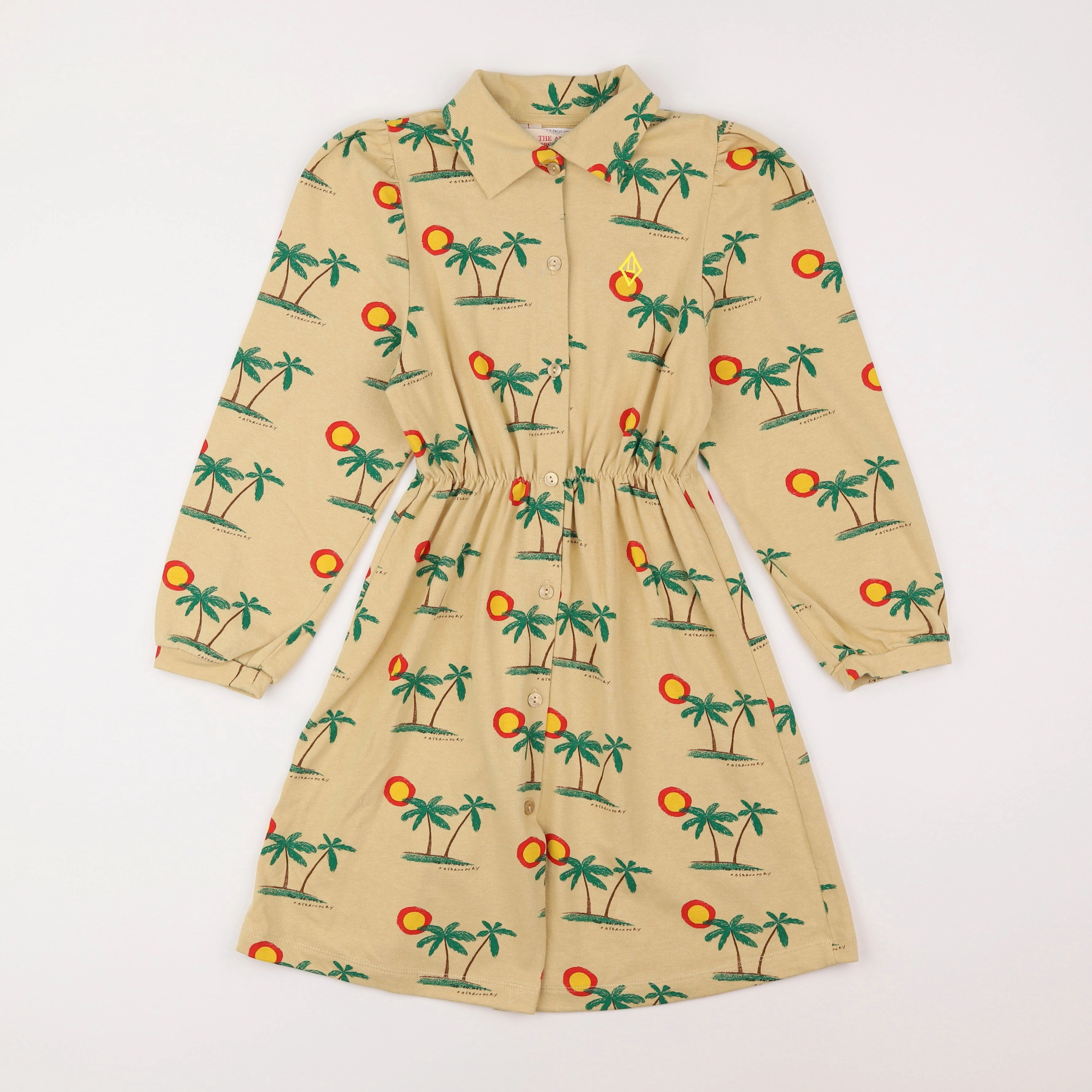 The animals observatory - robe beige - 8 ans