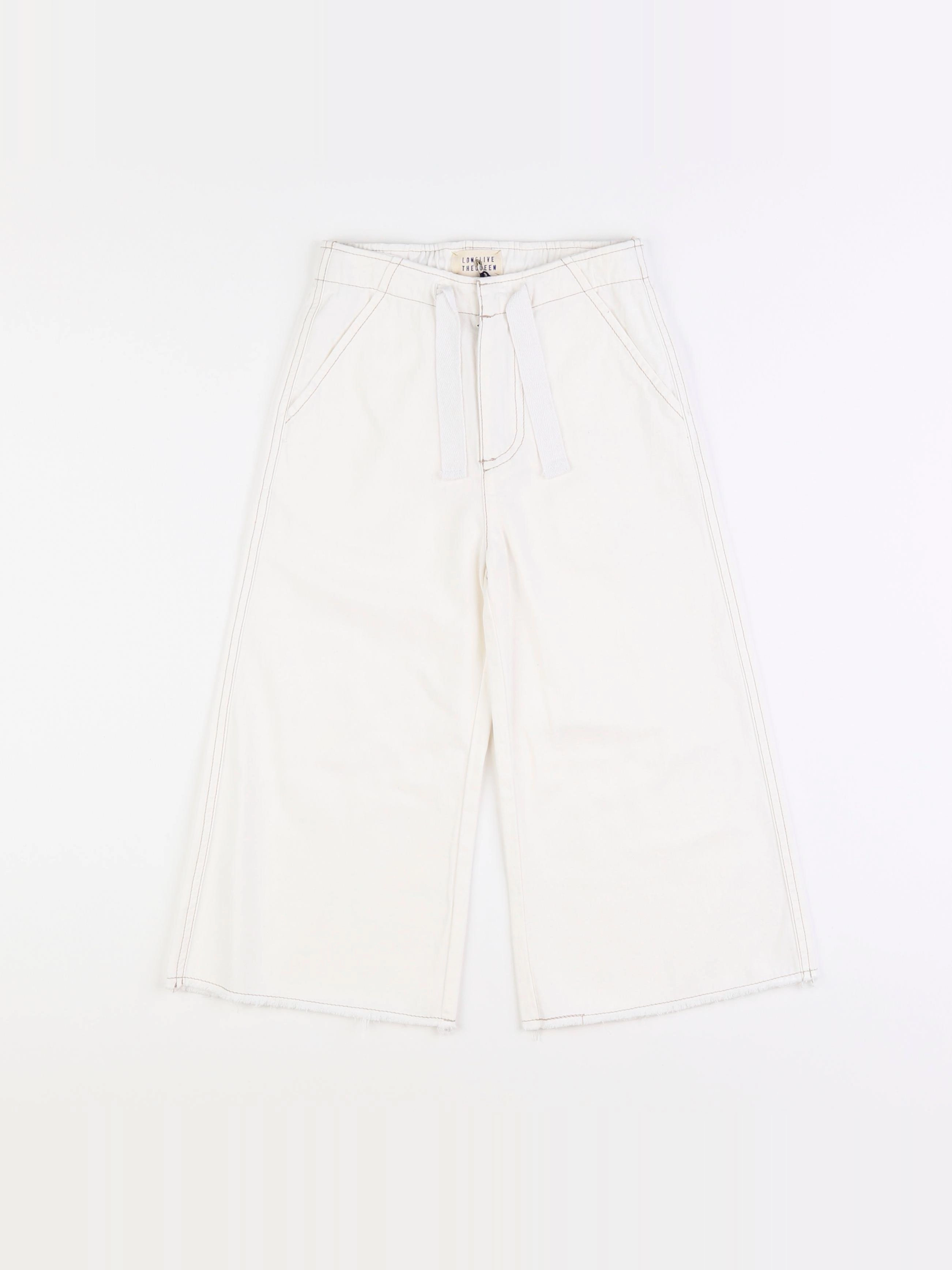 Longlivethequeen - pantalon blanc - 6 ans