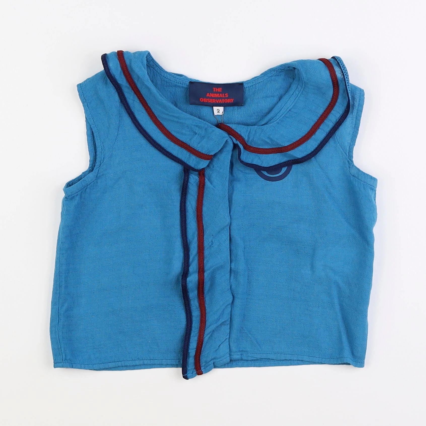 The animals observatory - blouse bleu - 2 ans