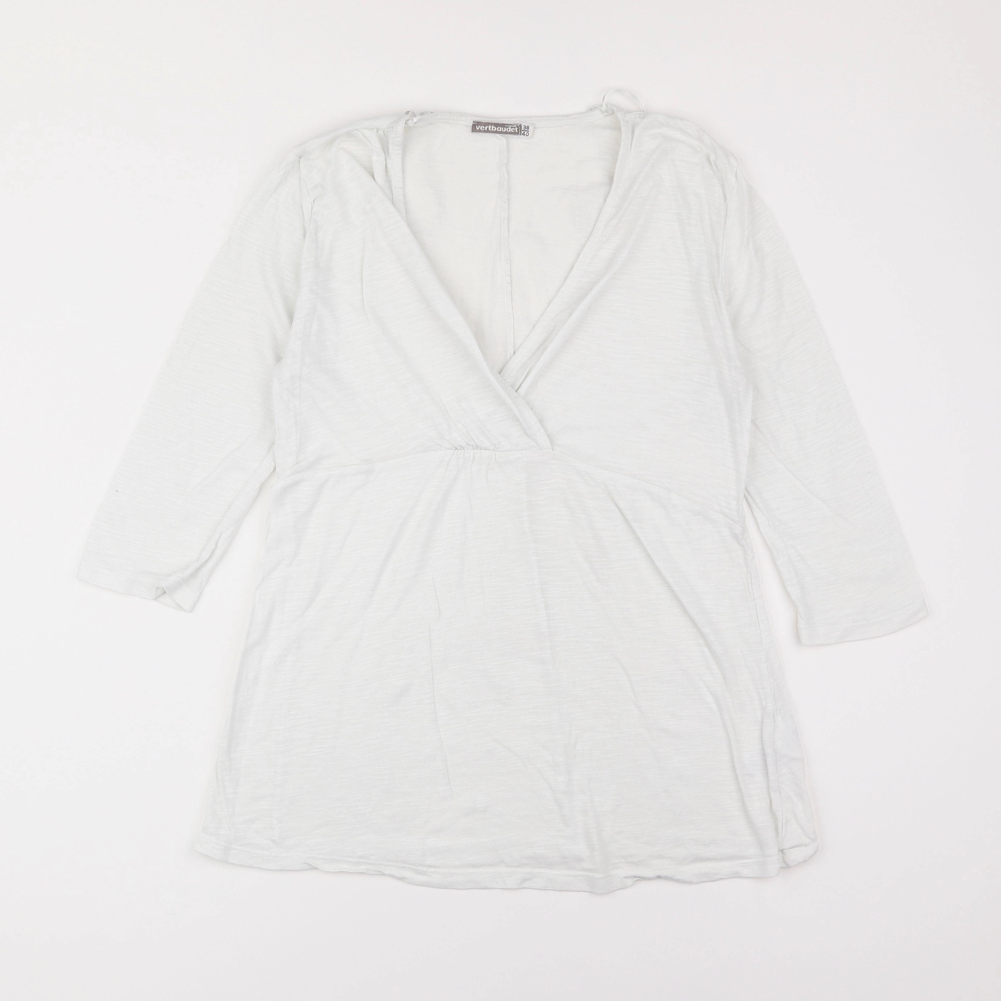 Vertbaudet - tee-shirt allaitement blanc - 38 à 40