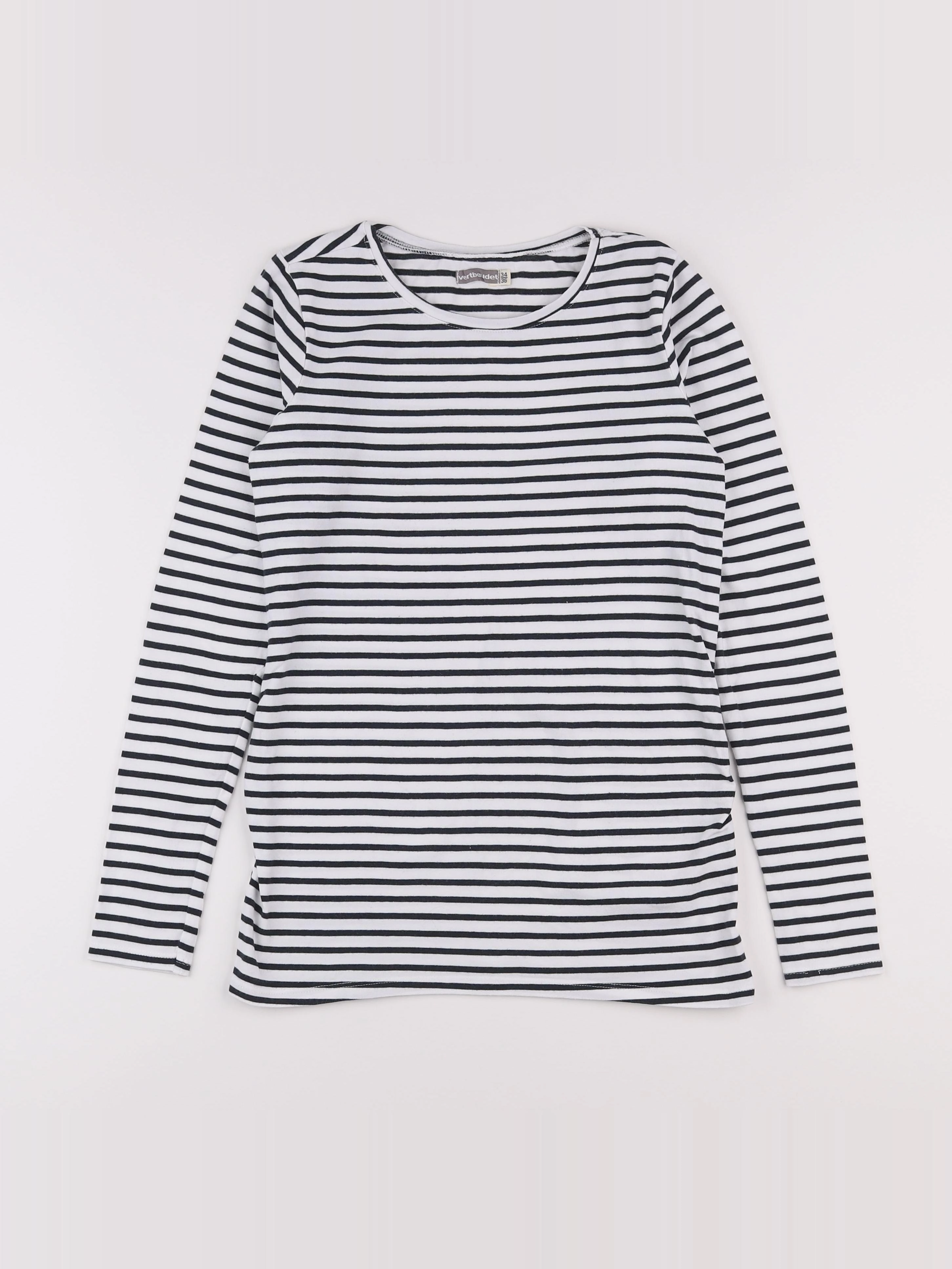 Vertbaudet - tee-shirt grossesse blanc, noir - 34 à 36