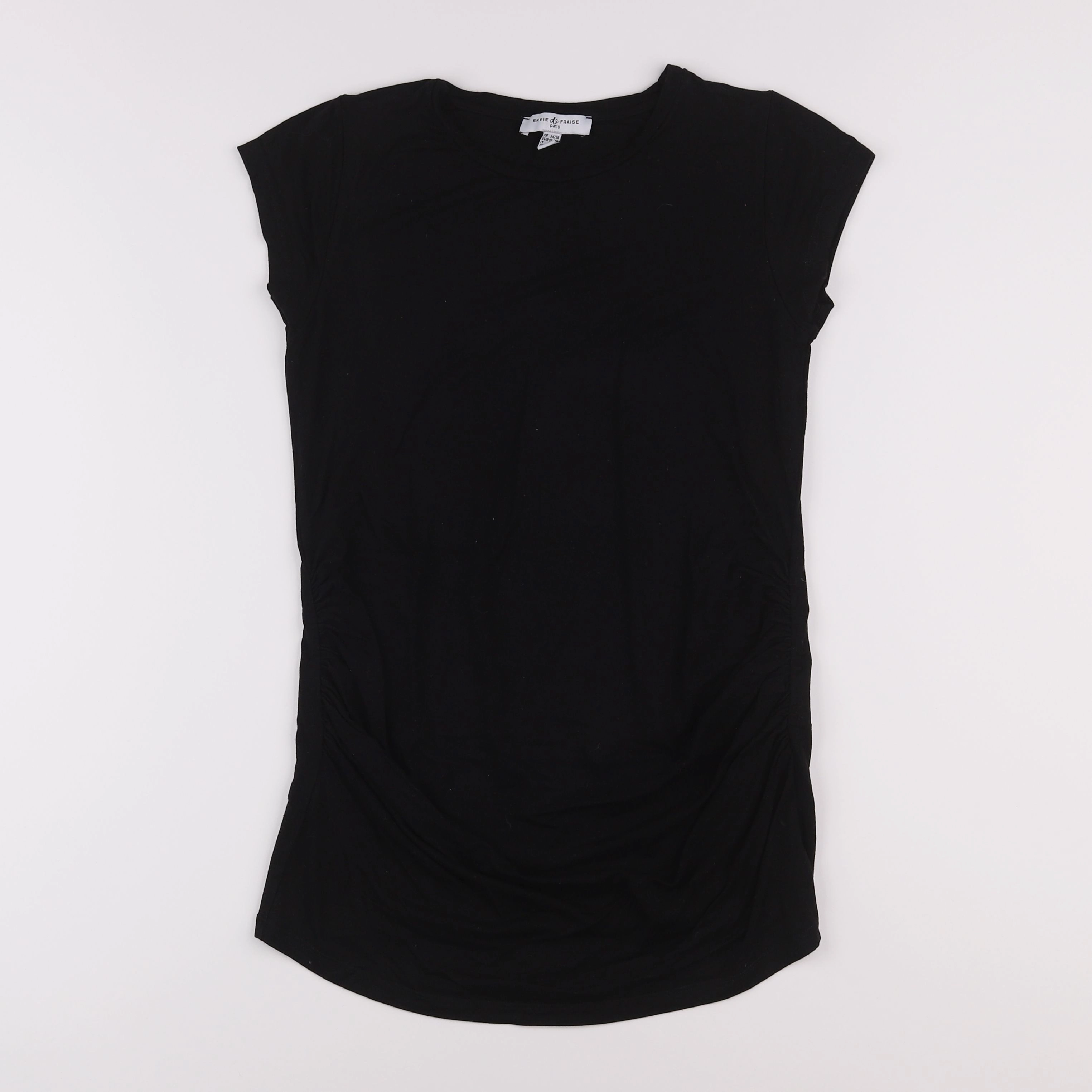 Envie de fraise - tee-shirt grossesse noir - 34 à 36