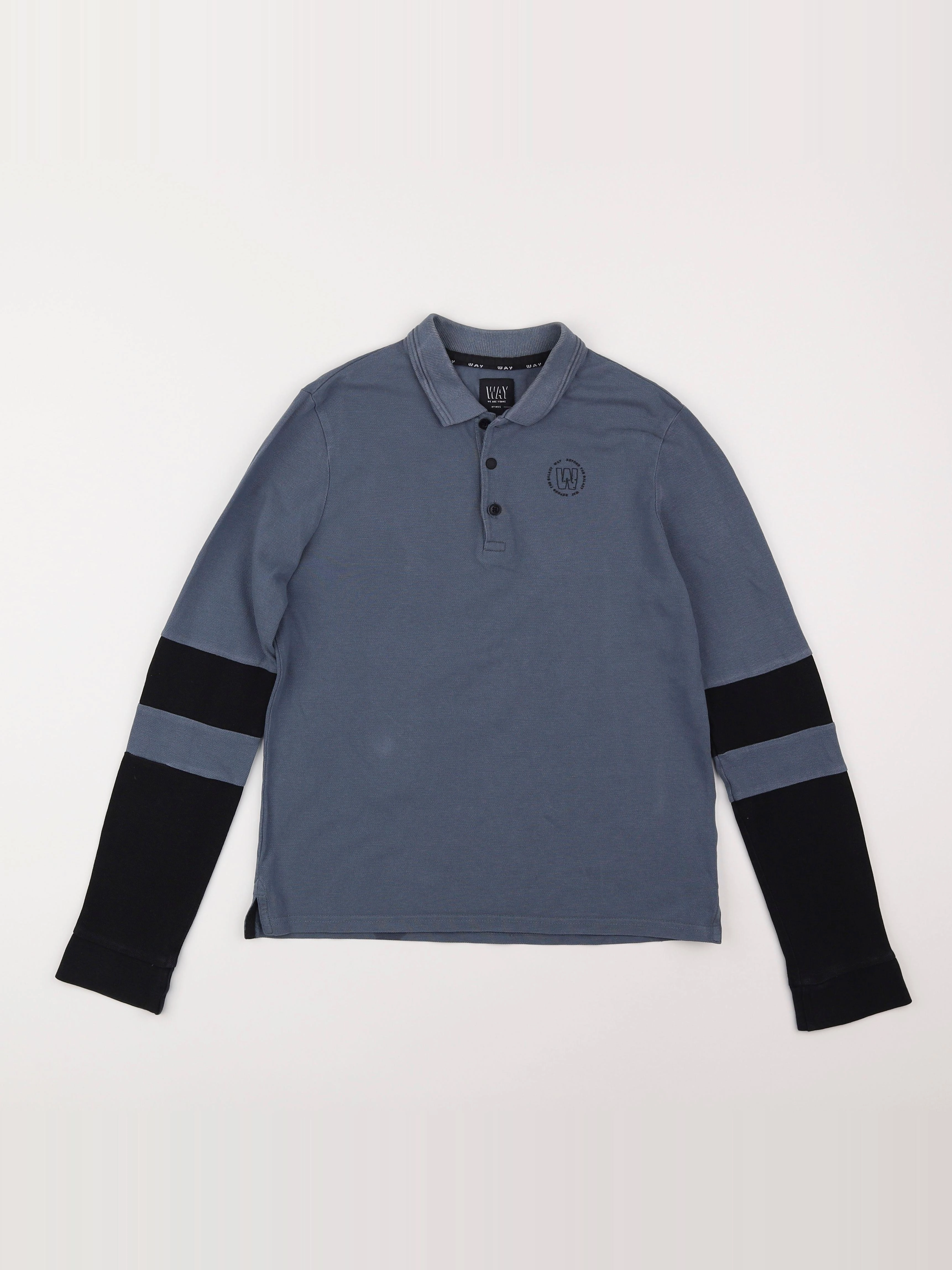 IKKS - polo bleu - 12 ans