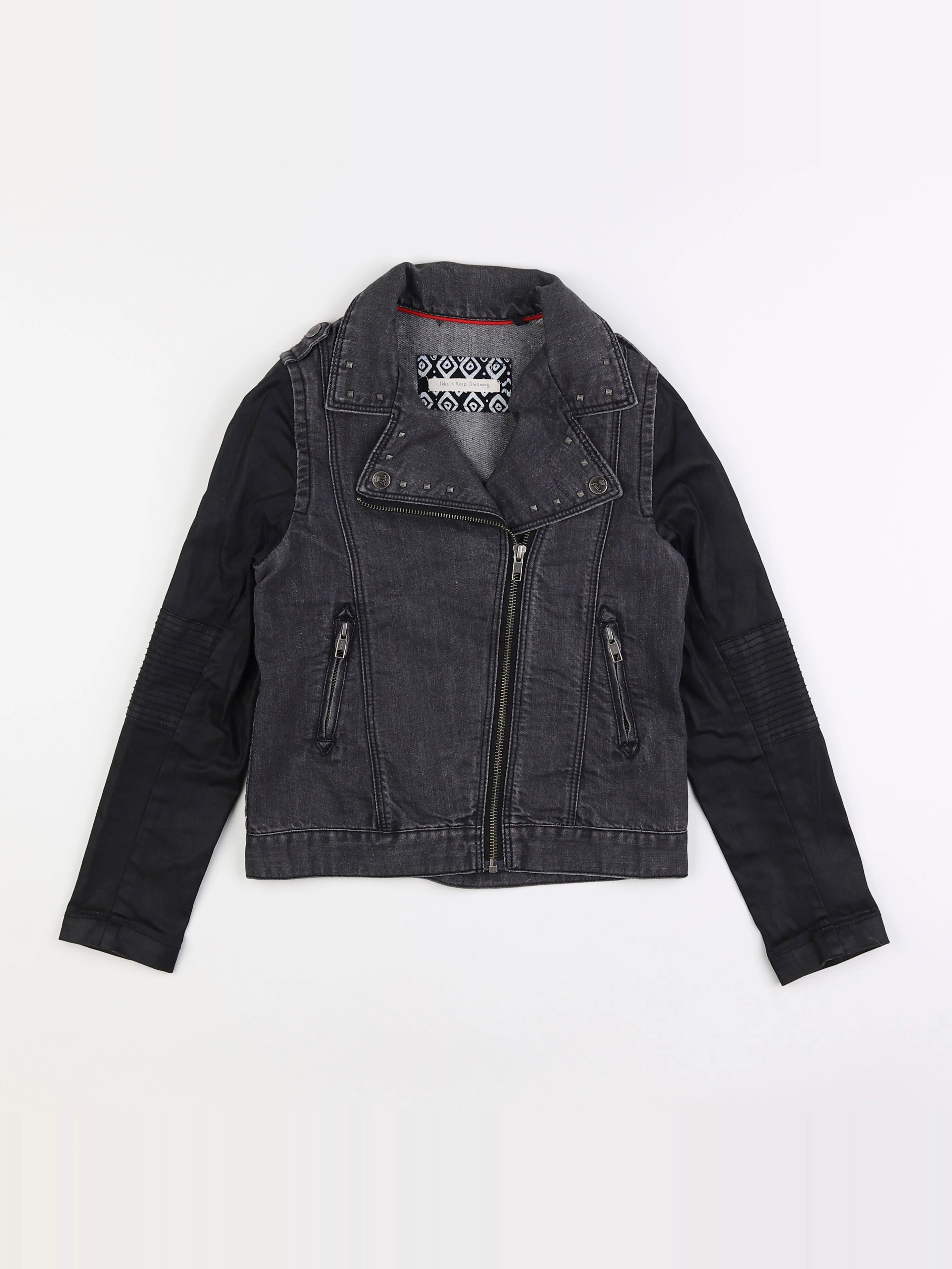 IKKS - veste gris - 10 ans